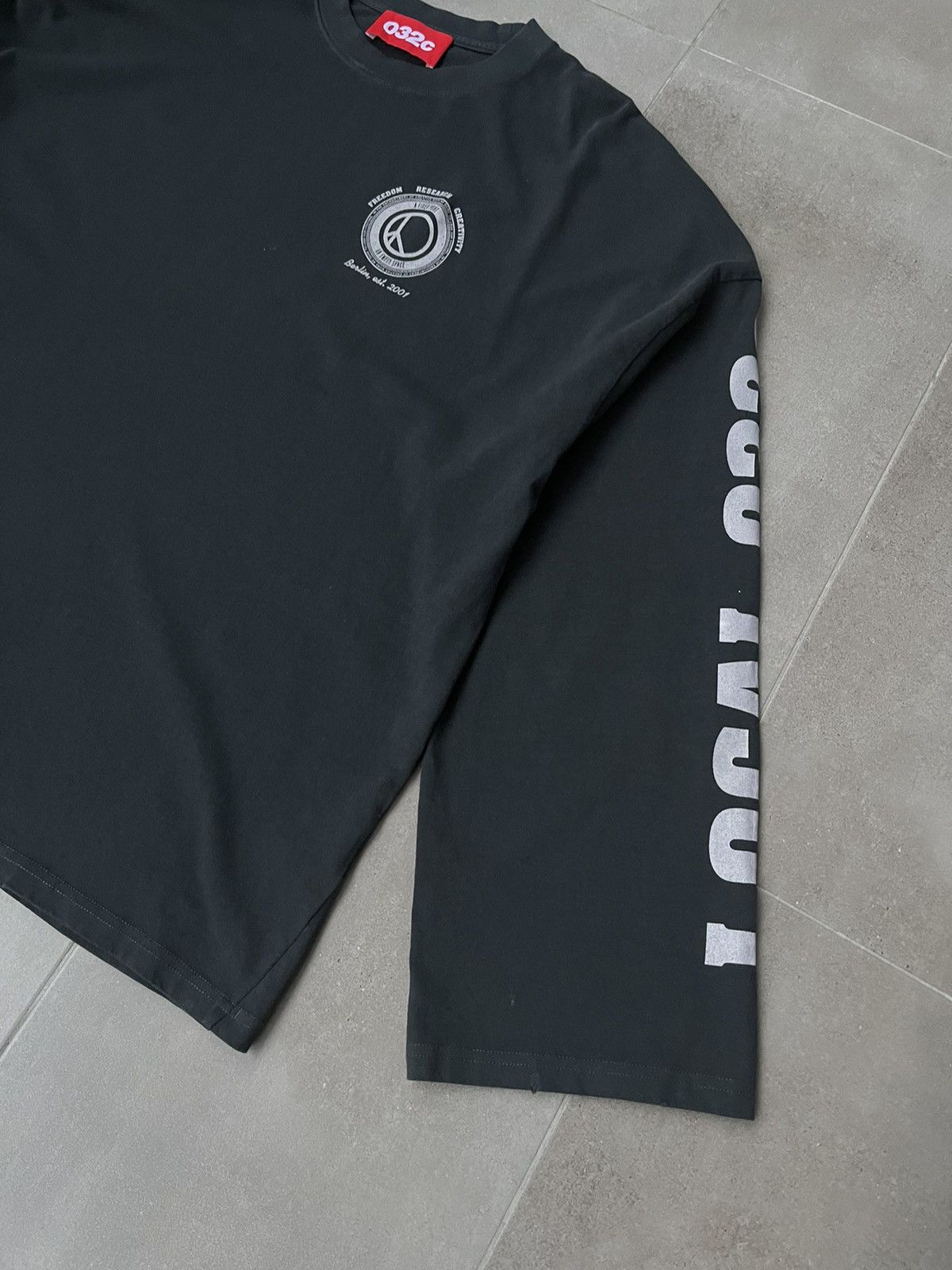032c !DS! FW23 032c "Repetirion" Local Boxy Black Long Sleeve Size XL / US 12-14 / IT 48-50 - 15 Thumbnail
