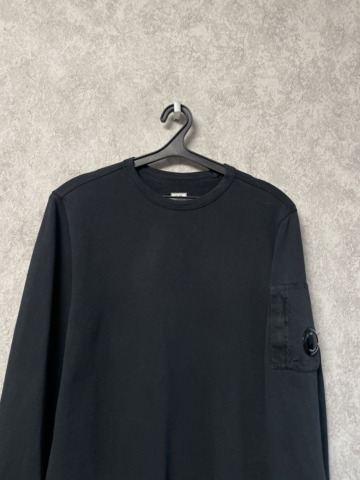 C.P. Company CP Company Black Sweatshirt Crewneck With Lens Google Size US M / EU 48-50 / 2 - 3 Thumbnail