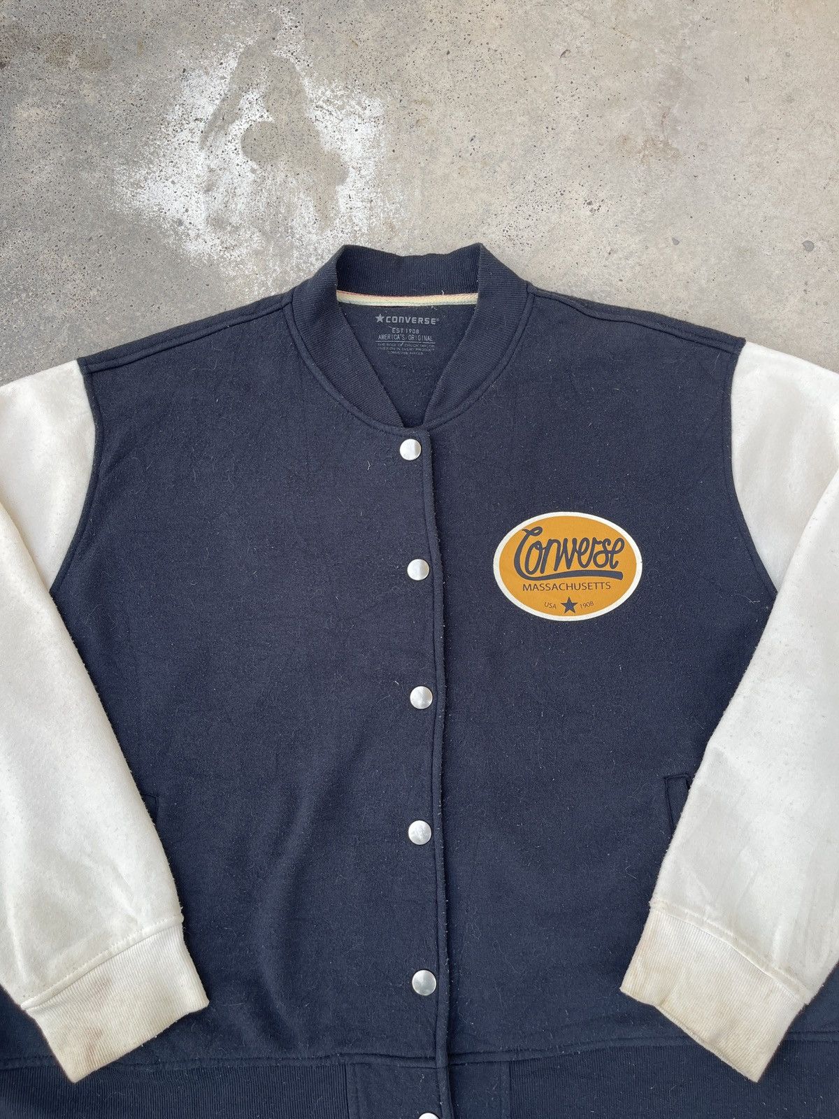 Converse × Japanese Brand × Vintage Vintage Converse Sweatshirt Varsity Size US L / EU 52-54 / 3 - 2 Thumbnail