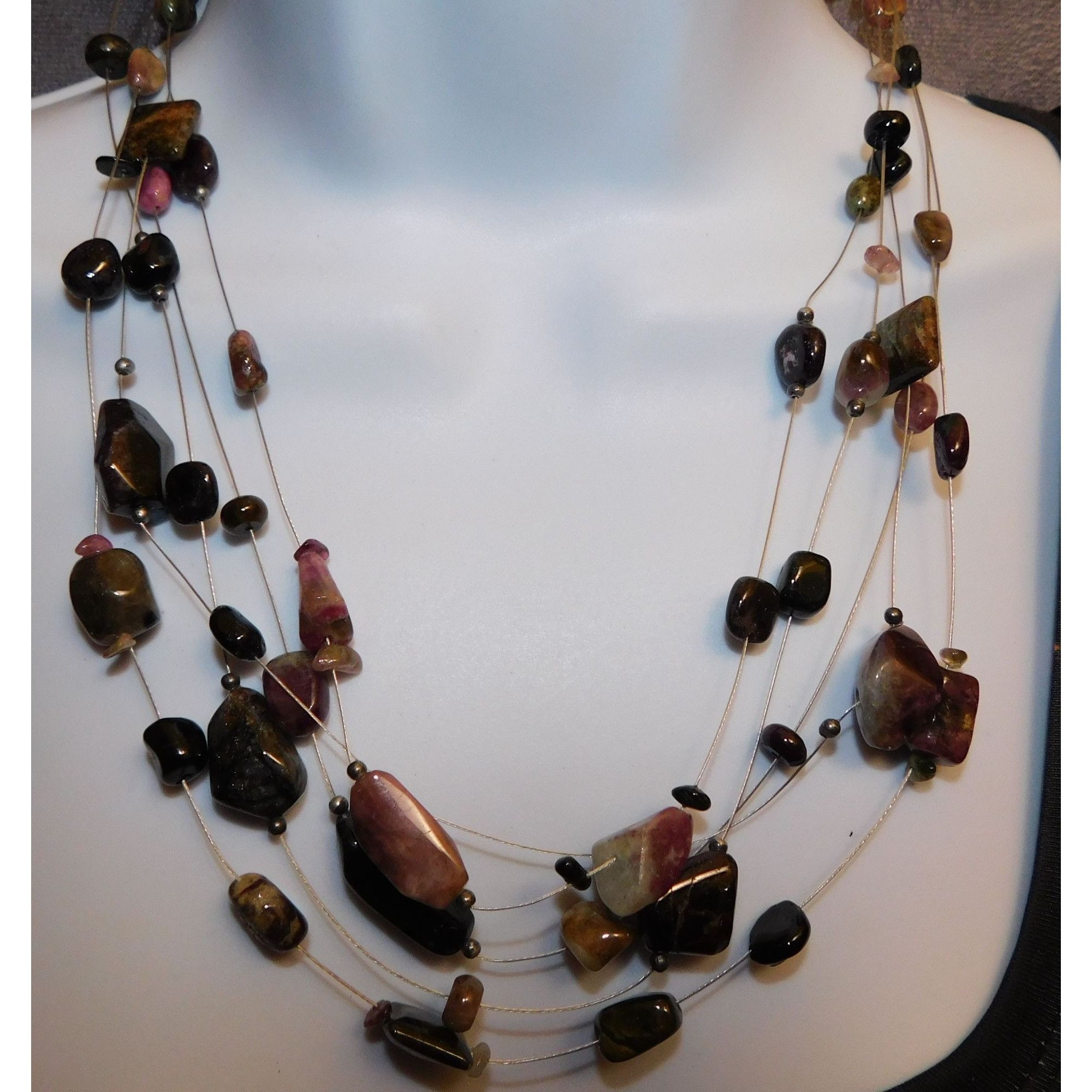 Coldwater Creek Coldwater Creek Tumbled Gem Stone Necklace Size ONE SIZE - 5 Thumbnail