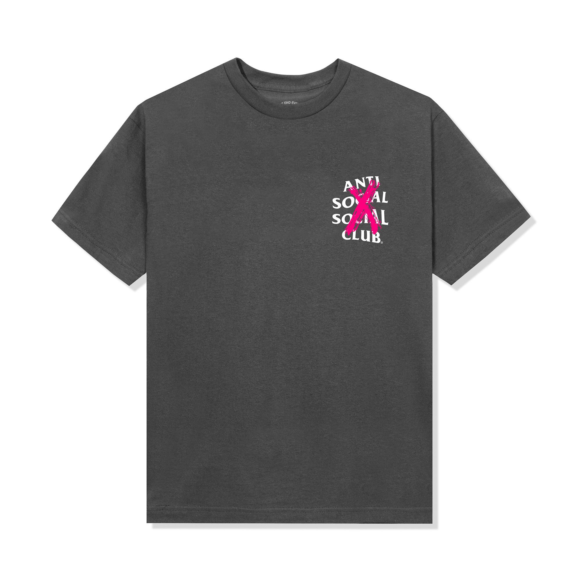 Anti Social Social Club Anti Social Social Club Cancelled Tee Charcoal Grey Vip Drop Size US XXL / EU 58 / 5 - 2 Thumbnail
