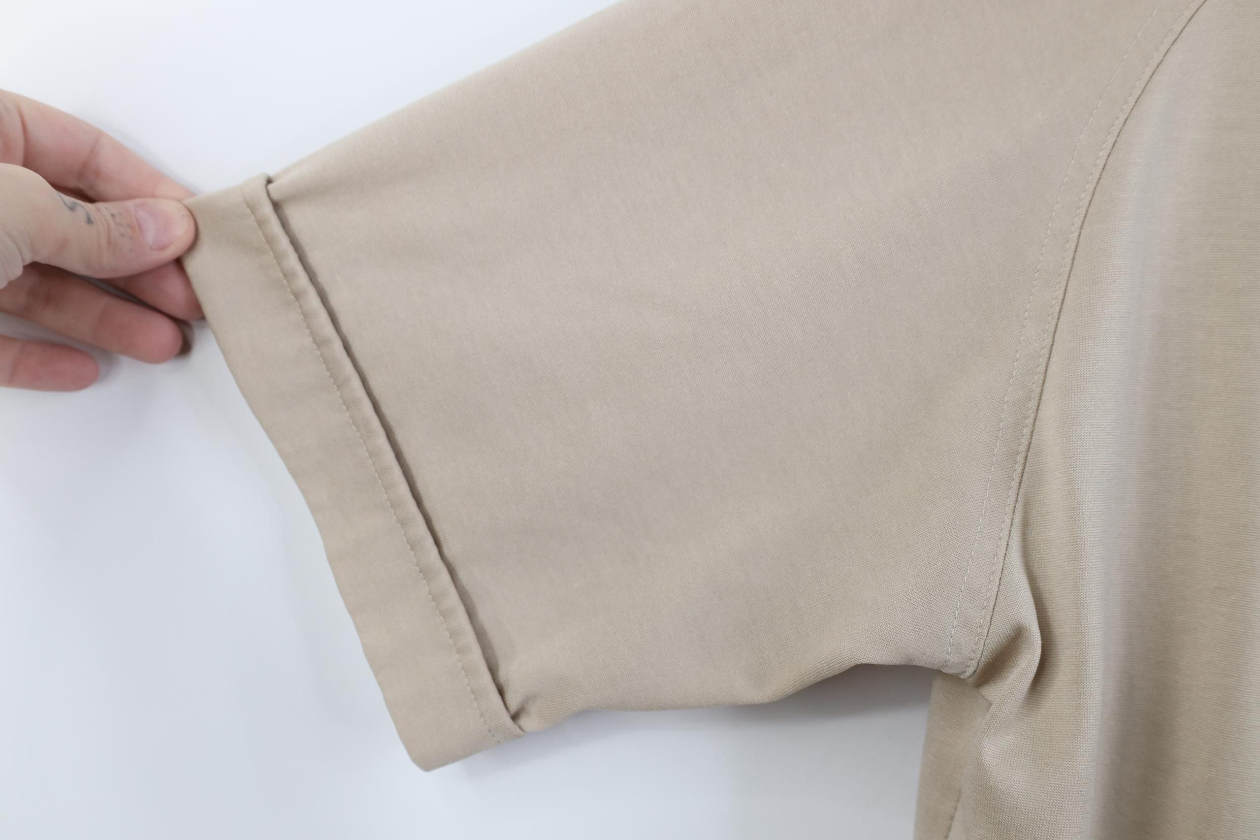 Vintage Vintage 70s 80s Streetwear Collared Golf Polo Shirt Beige Size US M / EU 48-50 / 2 - 7 Thumbnail