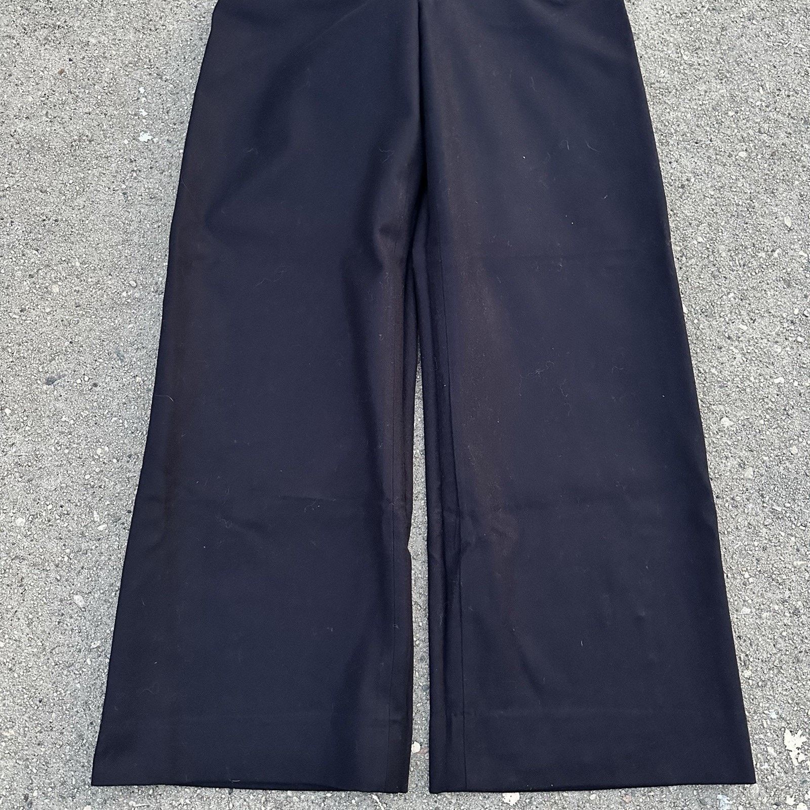 Vintage Vintage 60s U.S. Navy Blue Wool Sailor Pants 30L Military Size US 28 / EU 44 - 3 Thumbnail