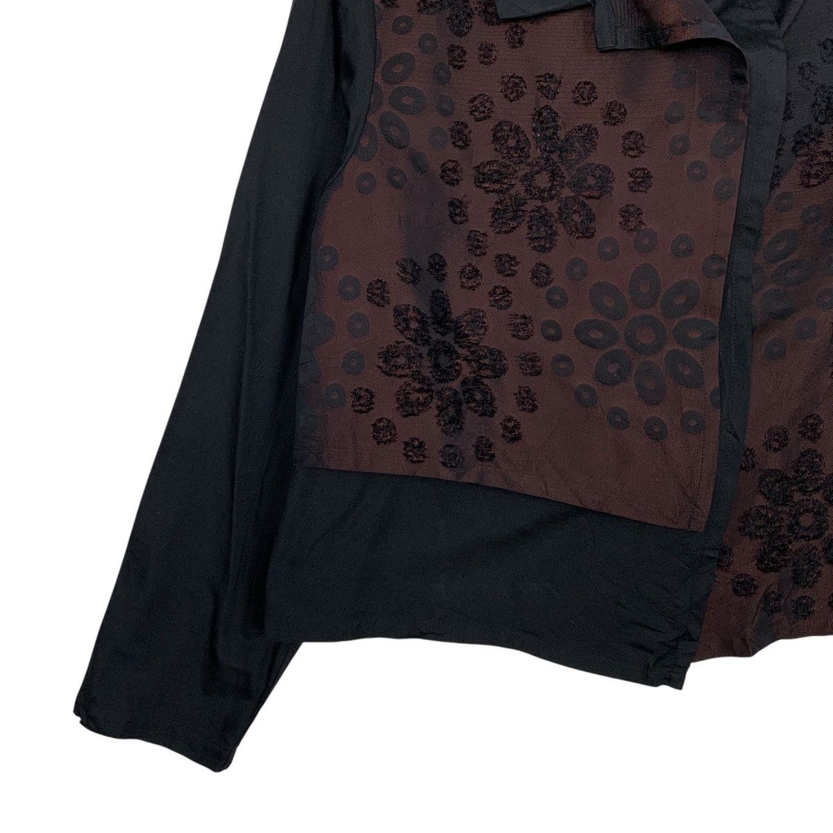 Other Japanese Designer Keiko Kishi Flower Design Women Jacket Size M / US 6-8 / IT 42-44 - 3 Thumbnail
