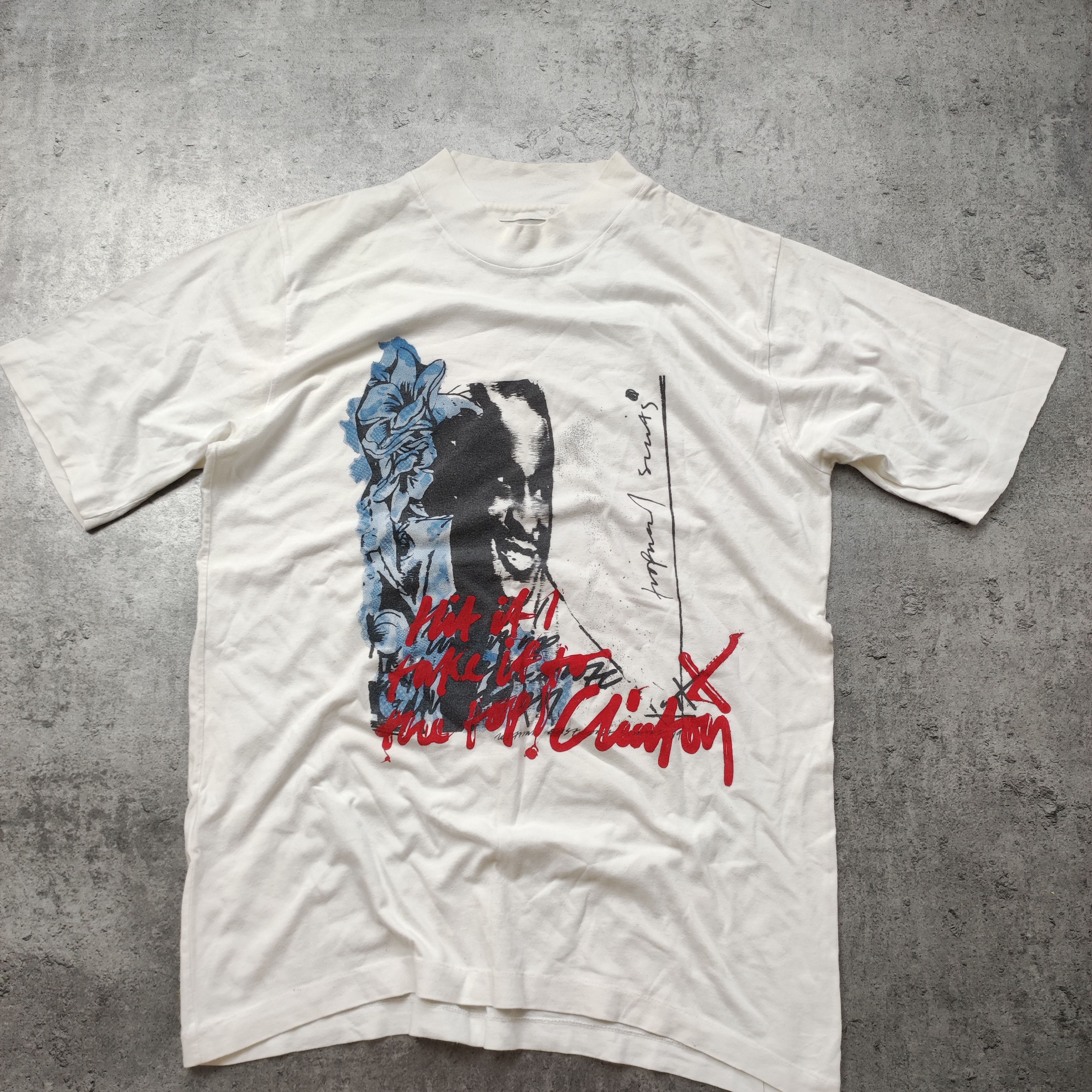 Band Tees × Vintage RARE Vintage 90s Signle Stitch Unknown Band Promo Tee Size US M / EU 48-50 / 2 - 2 Thumbnail