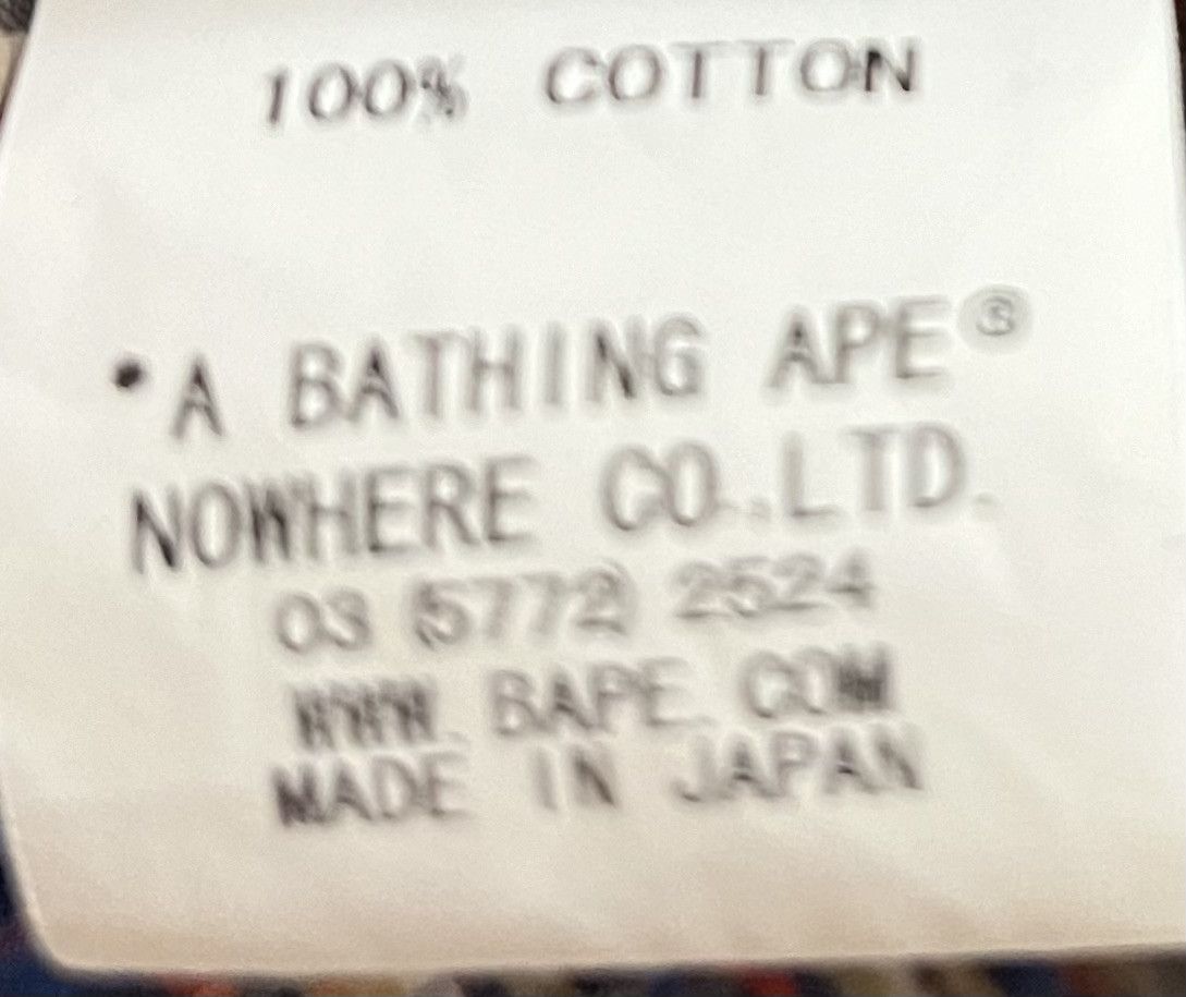 Bape Bape long sleeve button up shirt Size US S / EU 44-46 / 1 - 5 Thumbnail