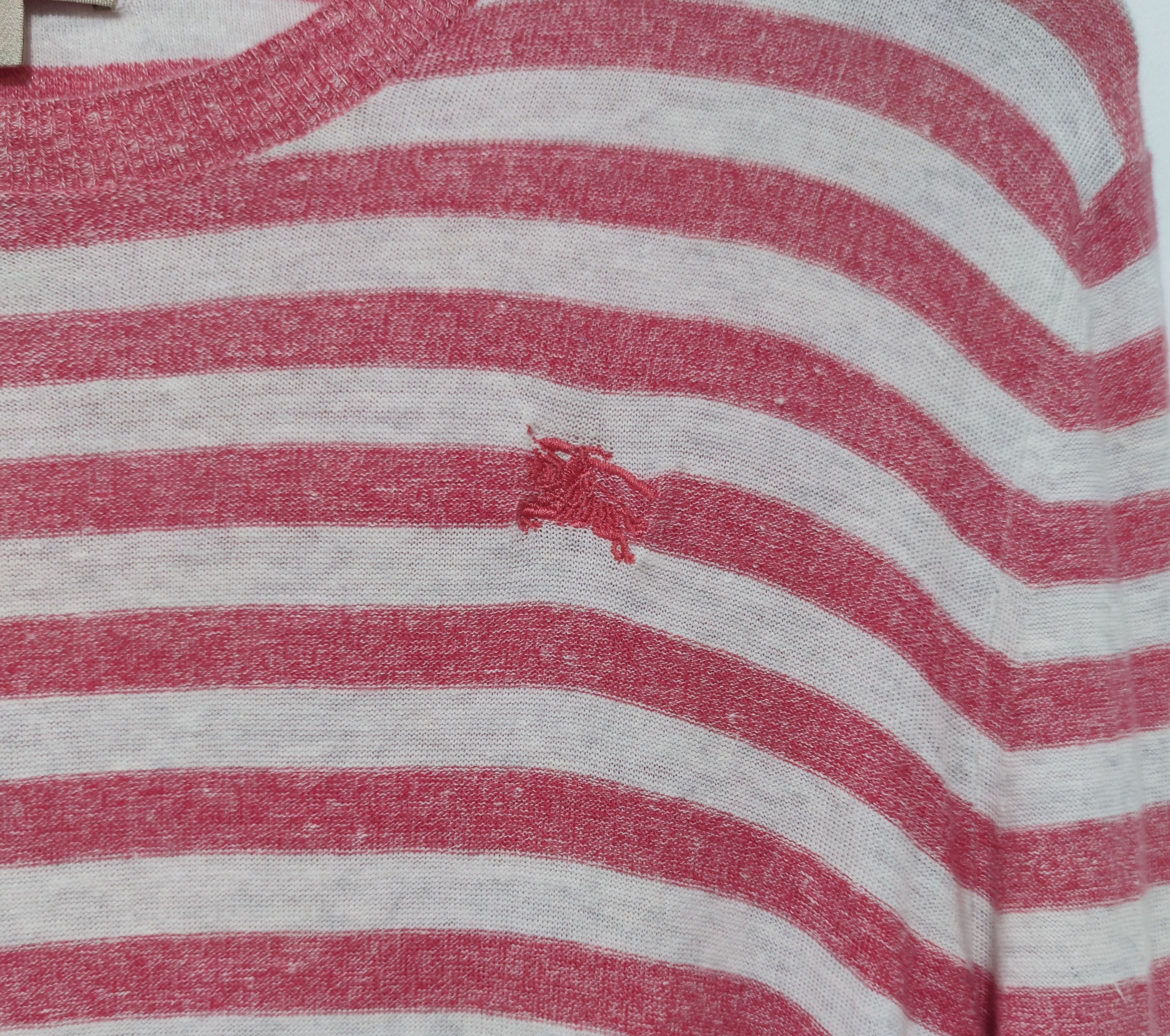 Burberry Knitwear Stiped Pink Size US M / EU 48-50 / 2 - 5 Thumbnail