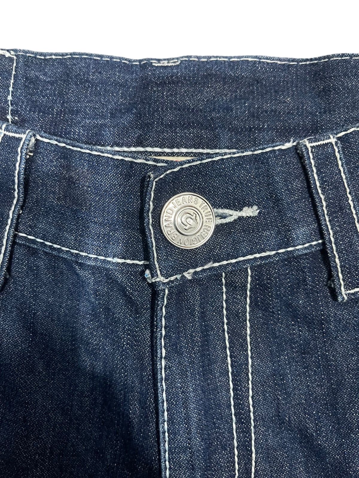 Other Vintage True Religion Billy Super T Denim Jeans Size US 35 - 11 Thumbnail