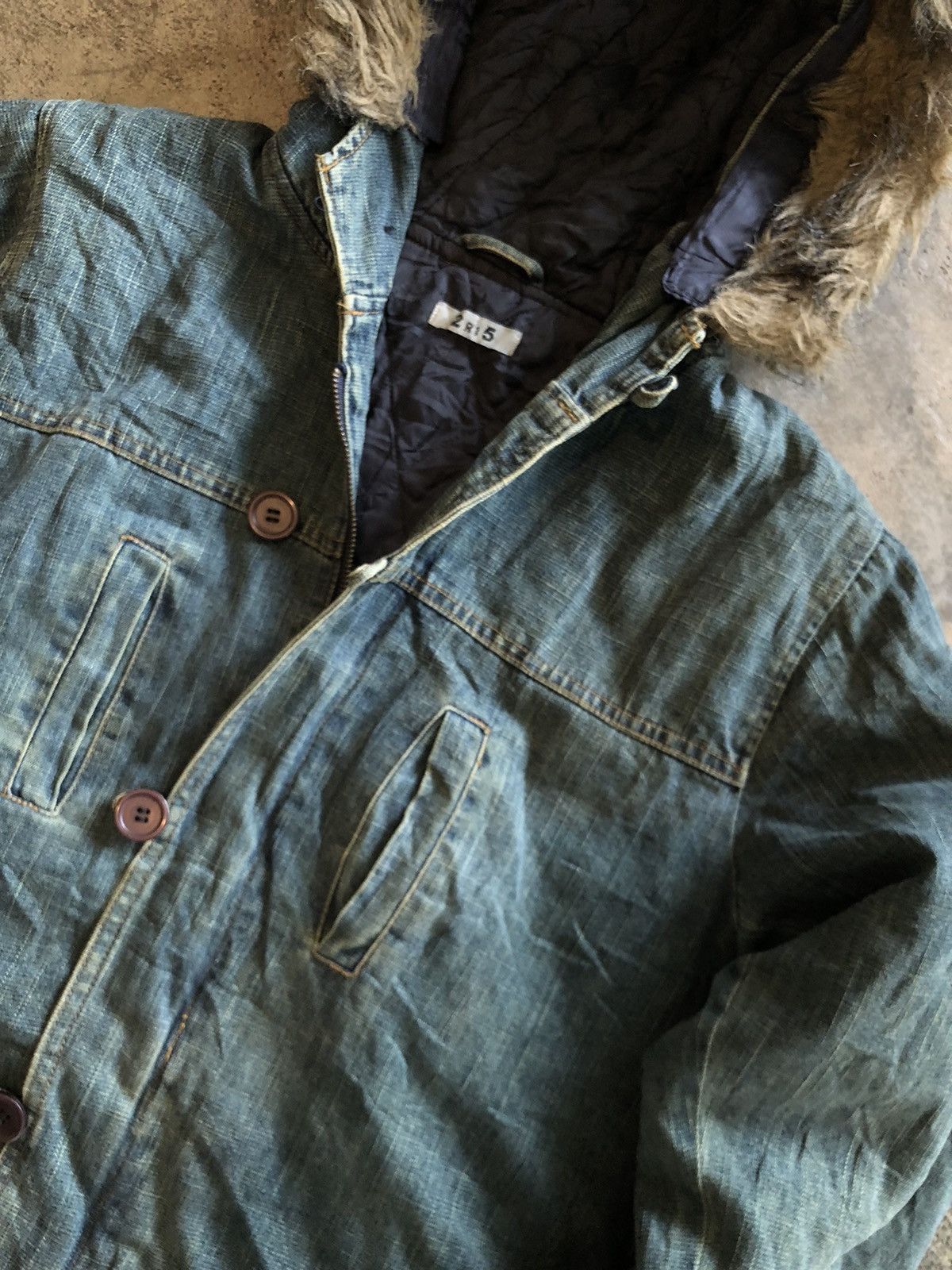 Other JAPANESE 2R15 JACKET DENIM FUR HOODIE LGBSTYLE Size US L / EU 52-54 / 3 - 5 Thumbnail