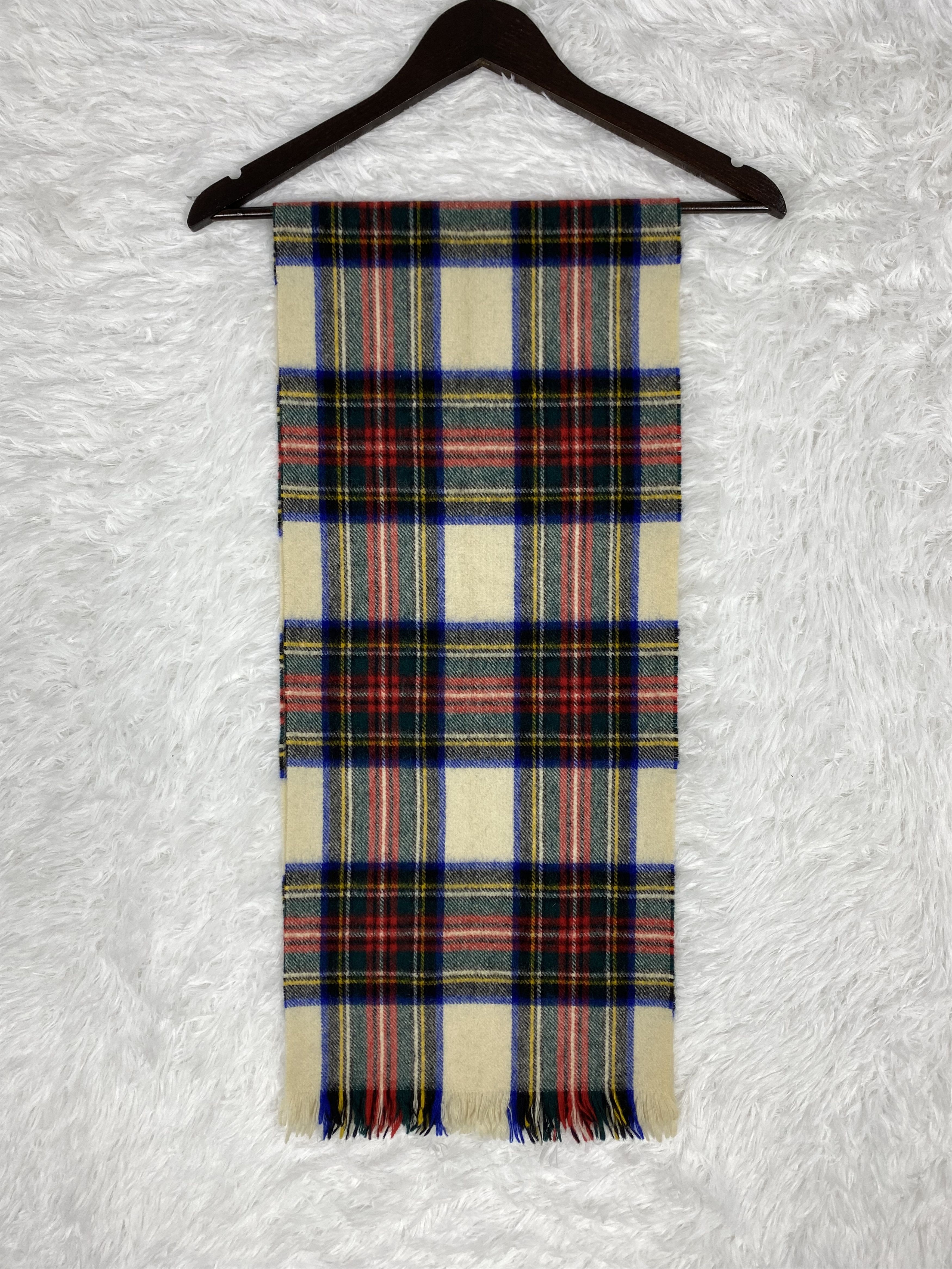 Johnstons Of Elgin Vintage Johnstons X Daimaru Scarf / Muffler Neckwear PM0061 Size ONE SIZE - 4 Thumbnail