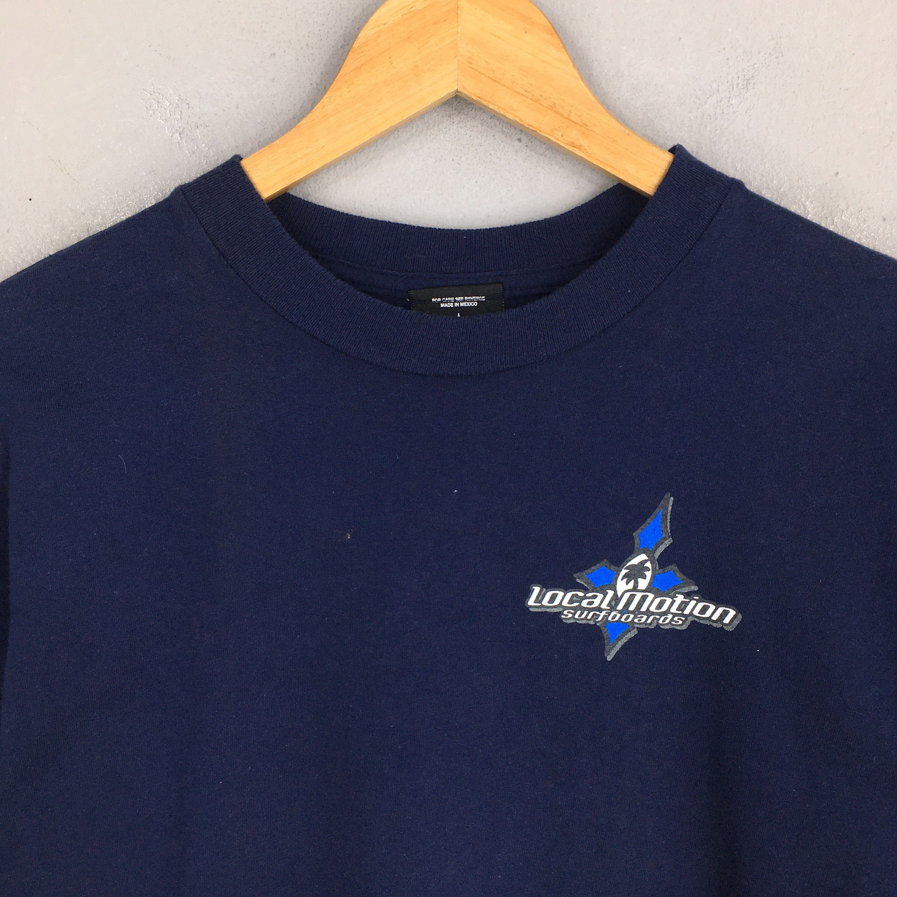 Gotcha Vintage 80's Local Motion Hawaii Surf Blue T shirt Small Size US S / EU 44-46 / 1 - 4 Thumbnail