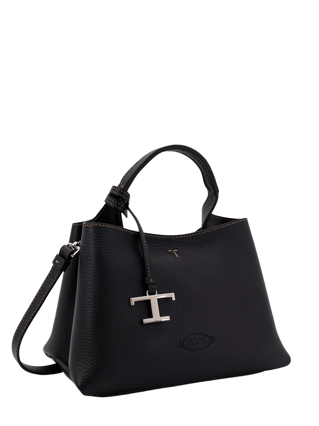 Tod's TOD'S Micro Black Leather Shoulder Bag New Size ONE SIZE - 3 Thumbnail