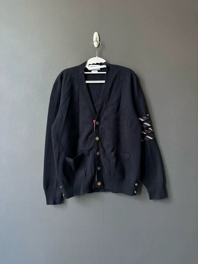 Thom Browne Thom Browne Golden brocade cardigan Size US L / EU 52-54 / 3 - 1 Thumbnail