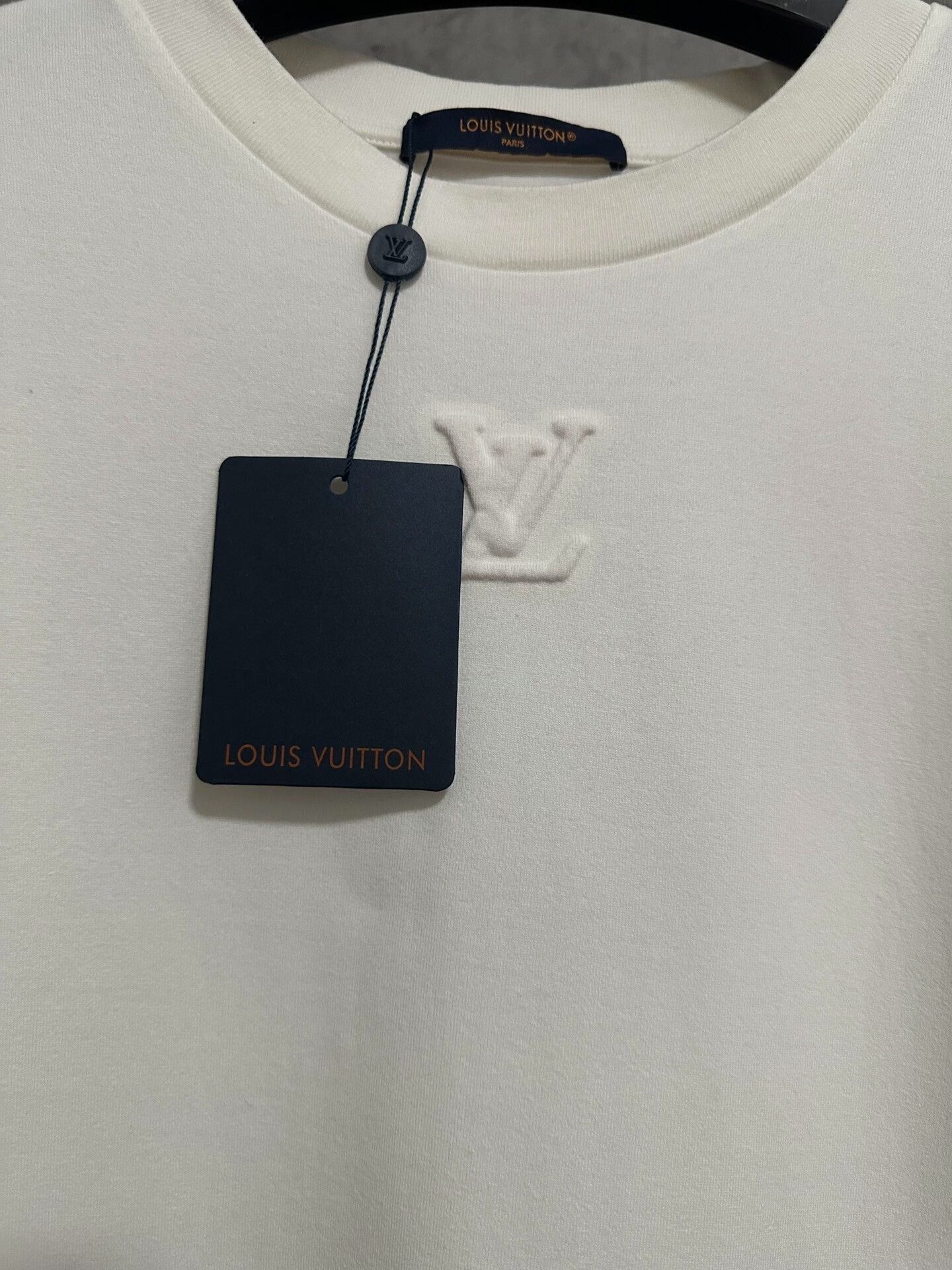 Louis Vuitton Louis Vuitton White Short-Sleeve T-Shirt Size US L / EU 52-54 / 3 - 2 Thumbnail