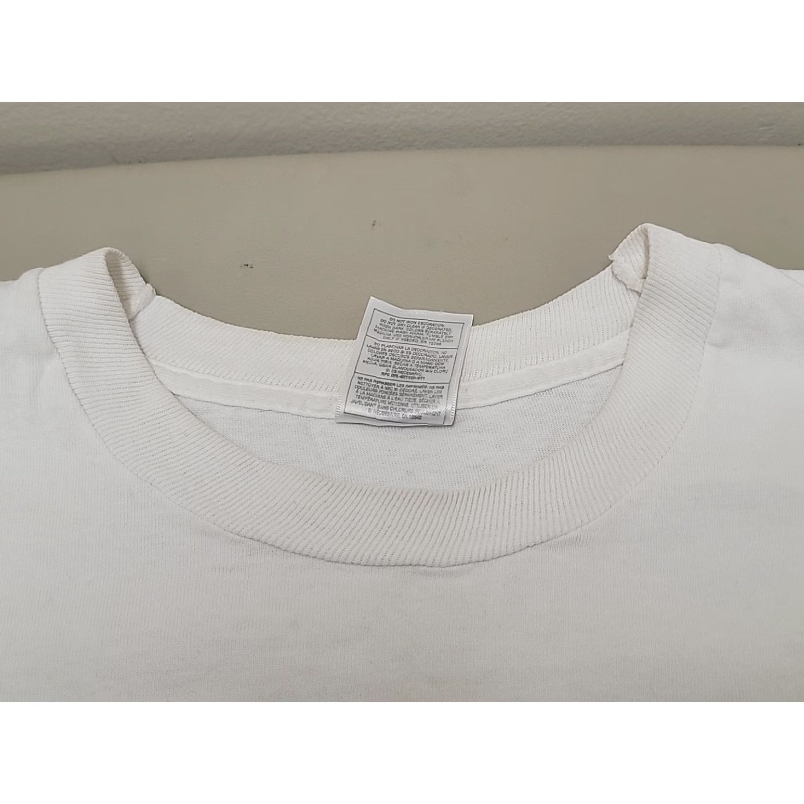 Fruit Of The Loom VINTAGE Bill​ie McLaughlin Graphic T Shirt Mens XL White Size US XL / EU 56 / 4 - 6 Thumbnail