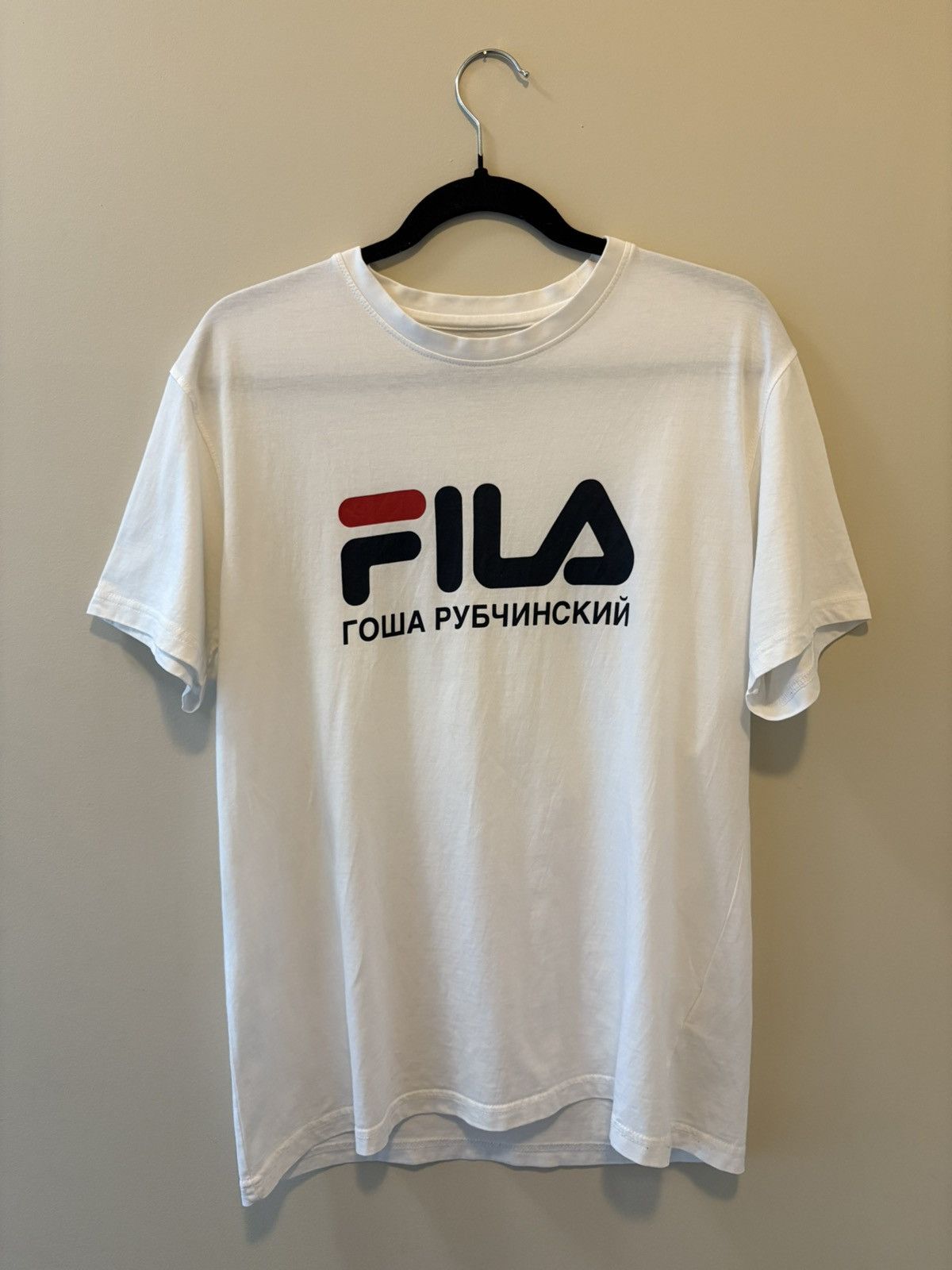Fila × Gosha Rubchinskiy Fila x Gosha Rubchinskiy white Tshirt Mens Large Size US L / EU 52-54 / 3 - 1 Thumbnail
