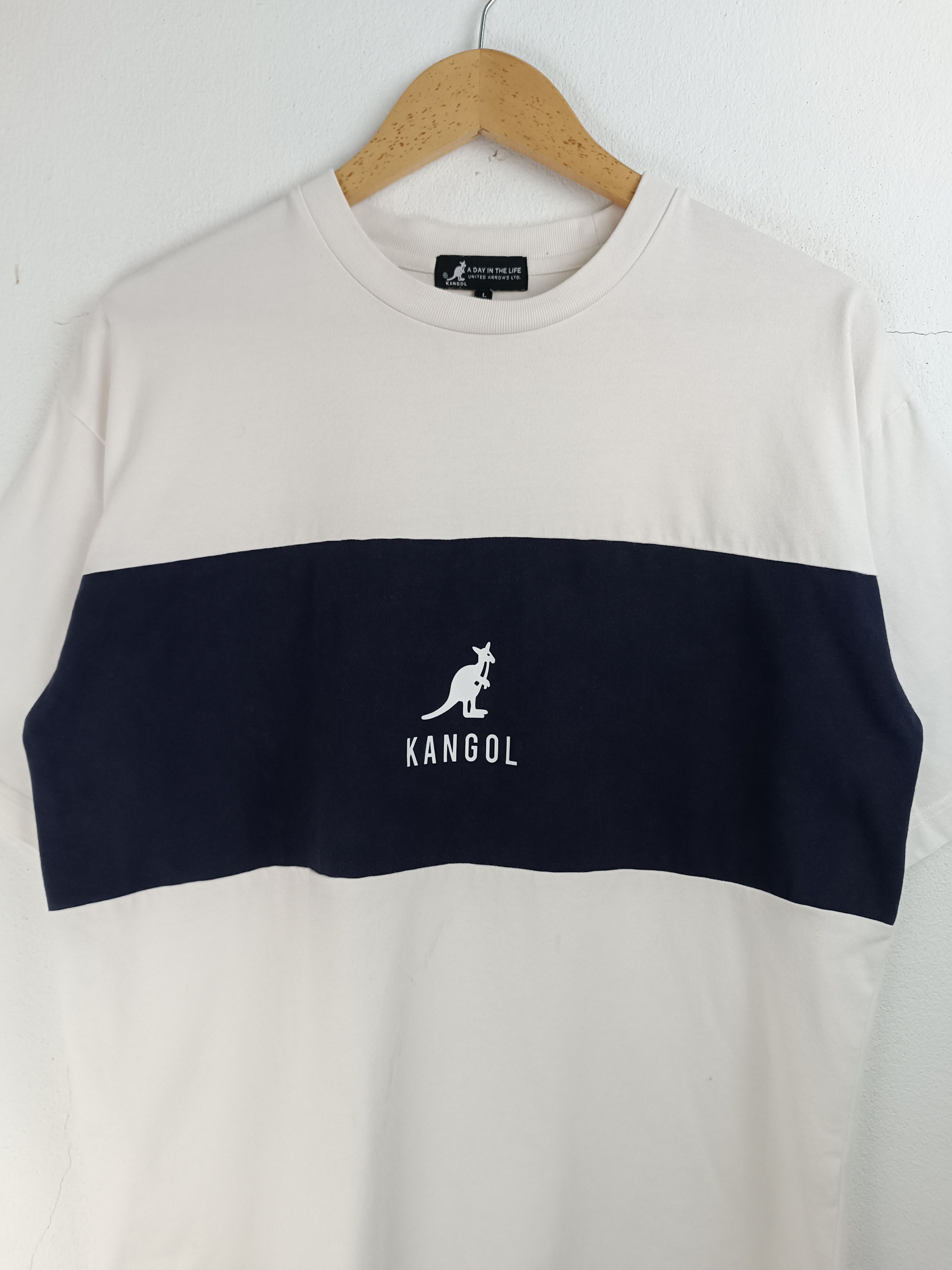 Kangol VINTAGE KANGOL TWO TONE TEE MONOTONE MENS Size US L / EU 52-54 / 3 - 10 Thumbnail