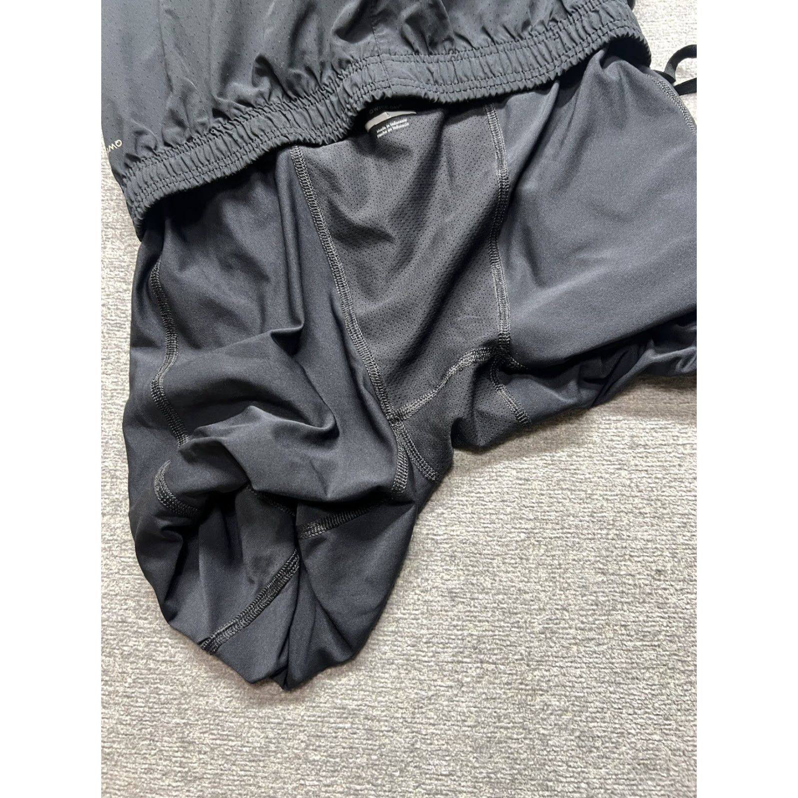 Vintage Skora Qwick-Dry Shorts Mens Small Black Drawstring Athletic Quick Dry Breathable Lightweight Size US 29 - 7 Thumbnail
