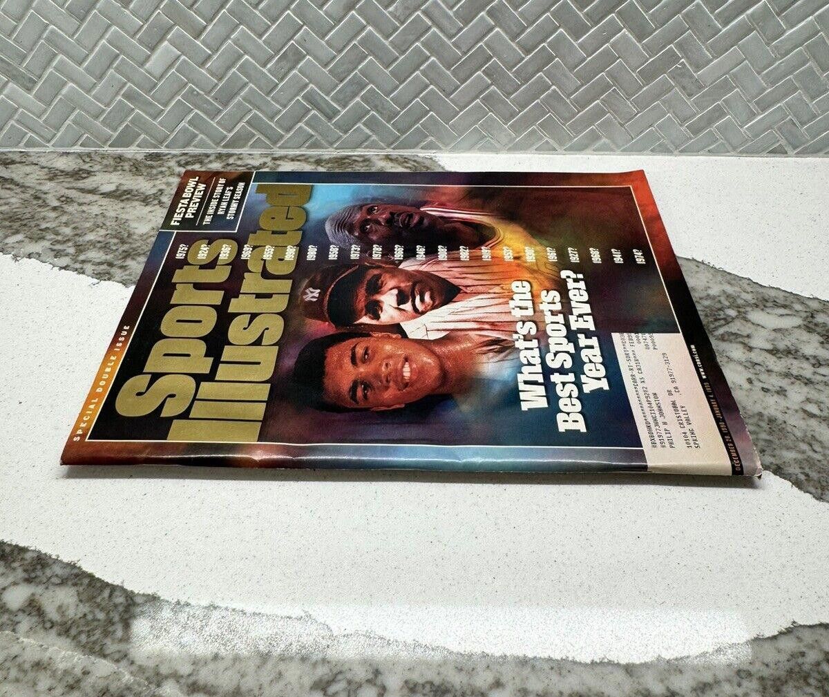 Designer Sports Illustrated Magazine Dec 98-Jan 99 Best Sports Year Size ONE SIZE - 4 Thumbnail