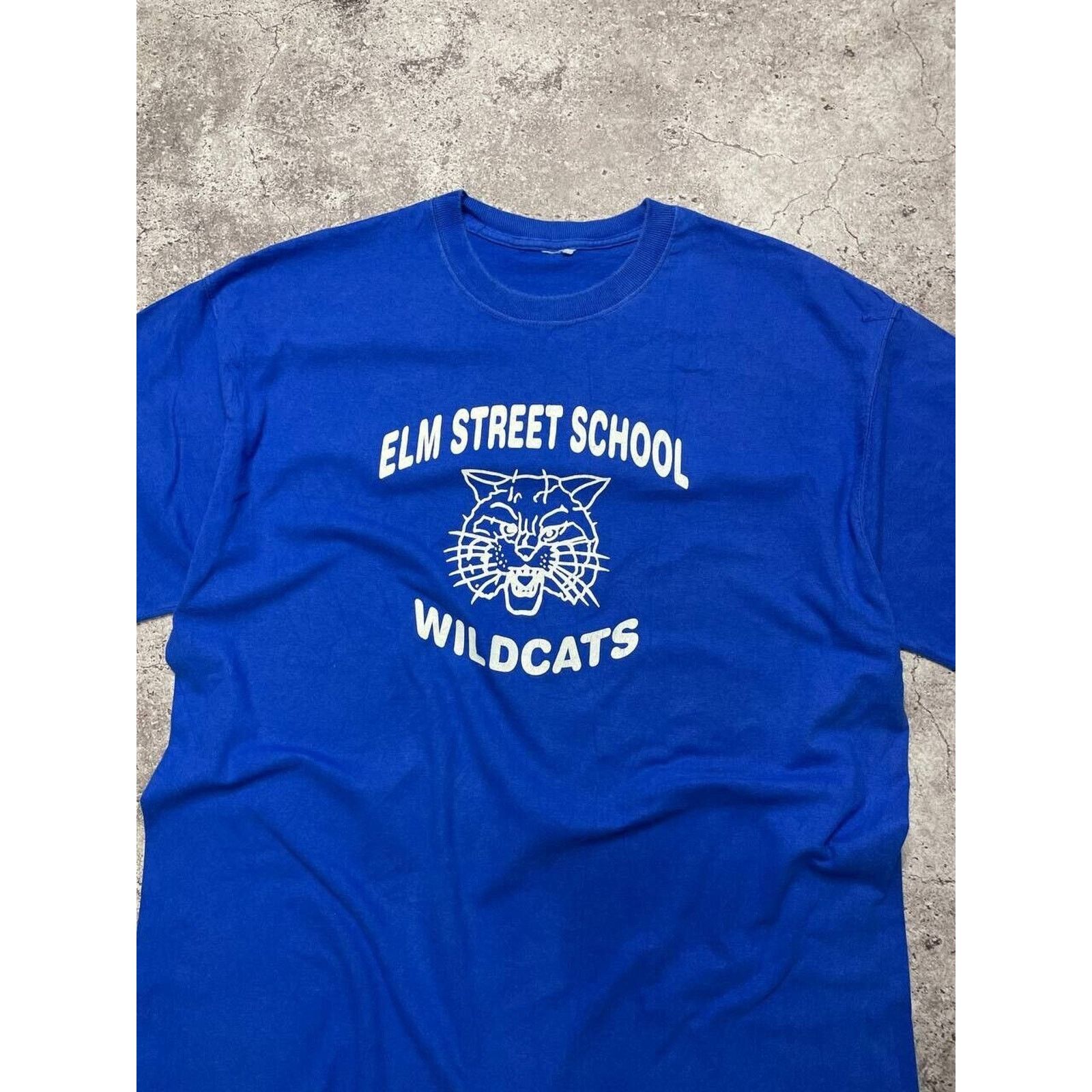 Vintage Vintage Elm Street School Wildcats T-Shirt XL Blue Size US XL / EU 56 / 4 - 4 Thumbnail