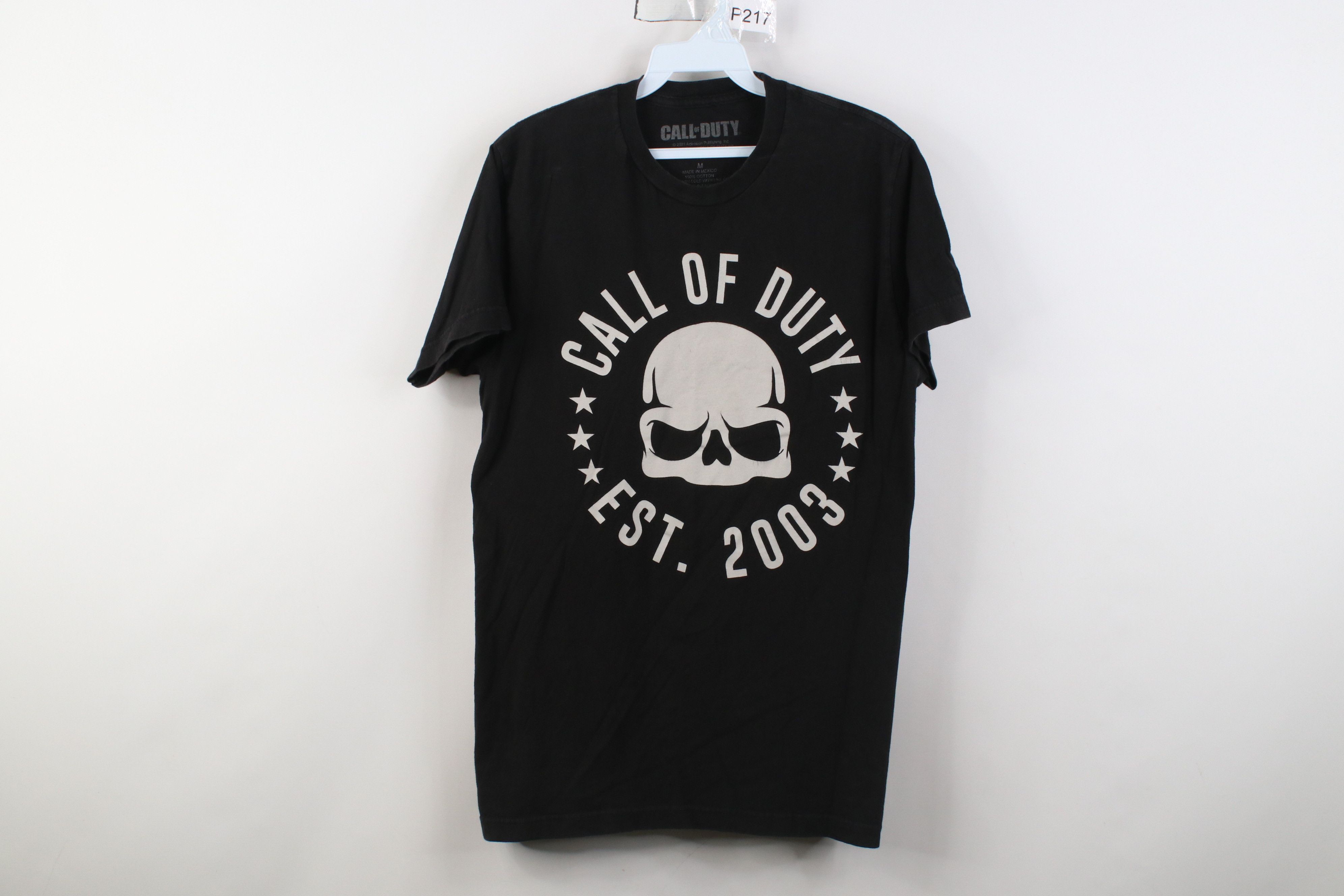 Vintage Y2K Spell Out Call of Duty Skull Video Game Gamer T-Shirt Size US M / EU 48-50 / 2 - 1 Thumbnail