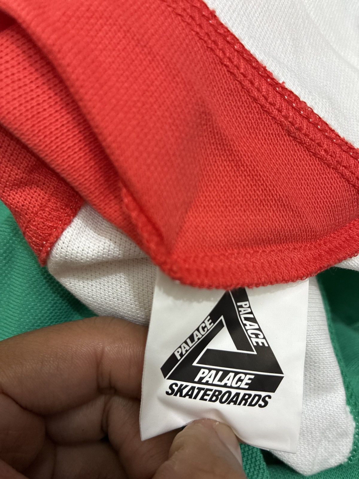 Palace Palace Geezer Polo Red/Green Size US L / EU 52-54 / 3 - 9 Thumbnail