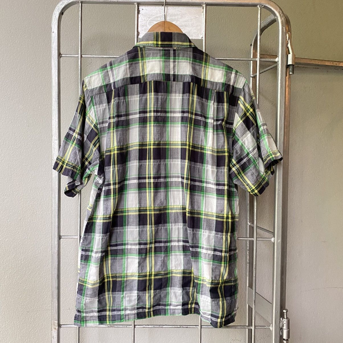 Zucca CABANE de zucca Twisted Plaid Lattice Shirt Size US S / EU 44-46 / 1 - 10 Thumbnail