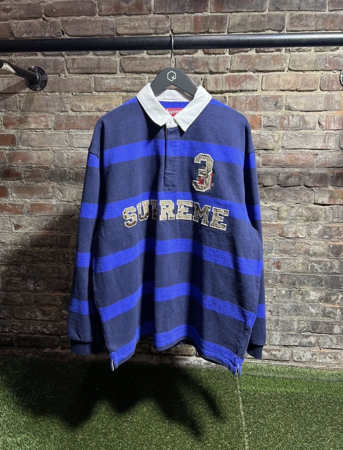 Supreme Supreme Stripe Rugby Size US XL / EU 56 / 4 - 1 Thumbnail