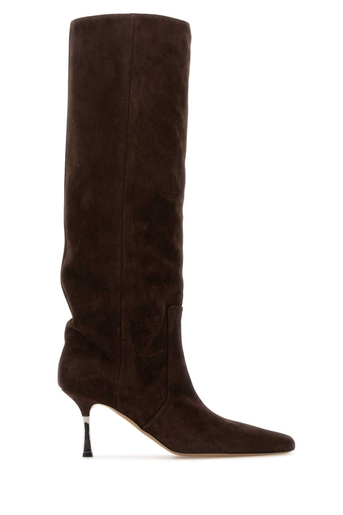 Paris Texas Chocolate Suede Bettina Boots Size US 10 / IT 40 - 1 Thumbnail