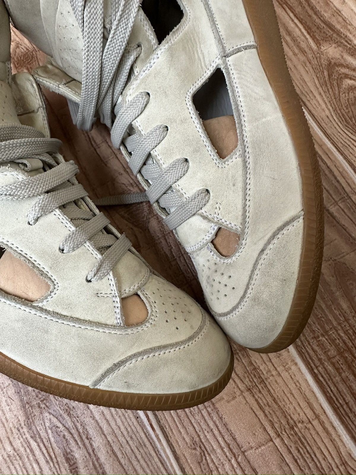 Maison Margiela Maison Margiela Archive GAT Replica Suede High tops Size US 6 / EU 39 - 19 Thumbnail