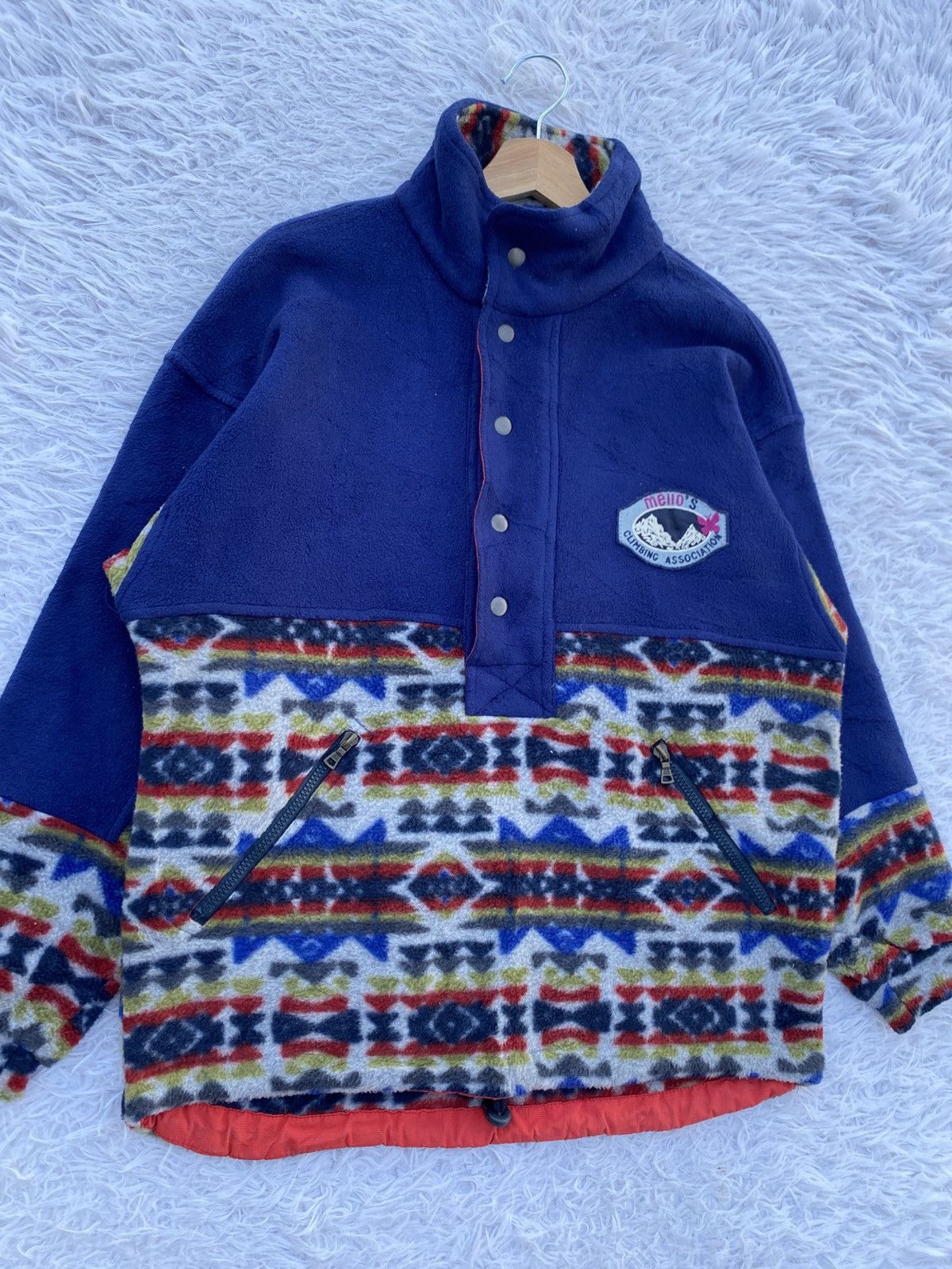 Polartec Rare Vintage Polartec Fleece Climbing Jacket Size US L / EU 52-54 / 3 - 6 Thumbnail