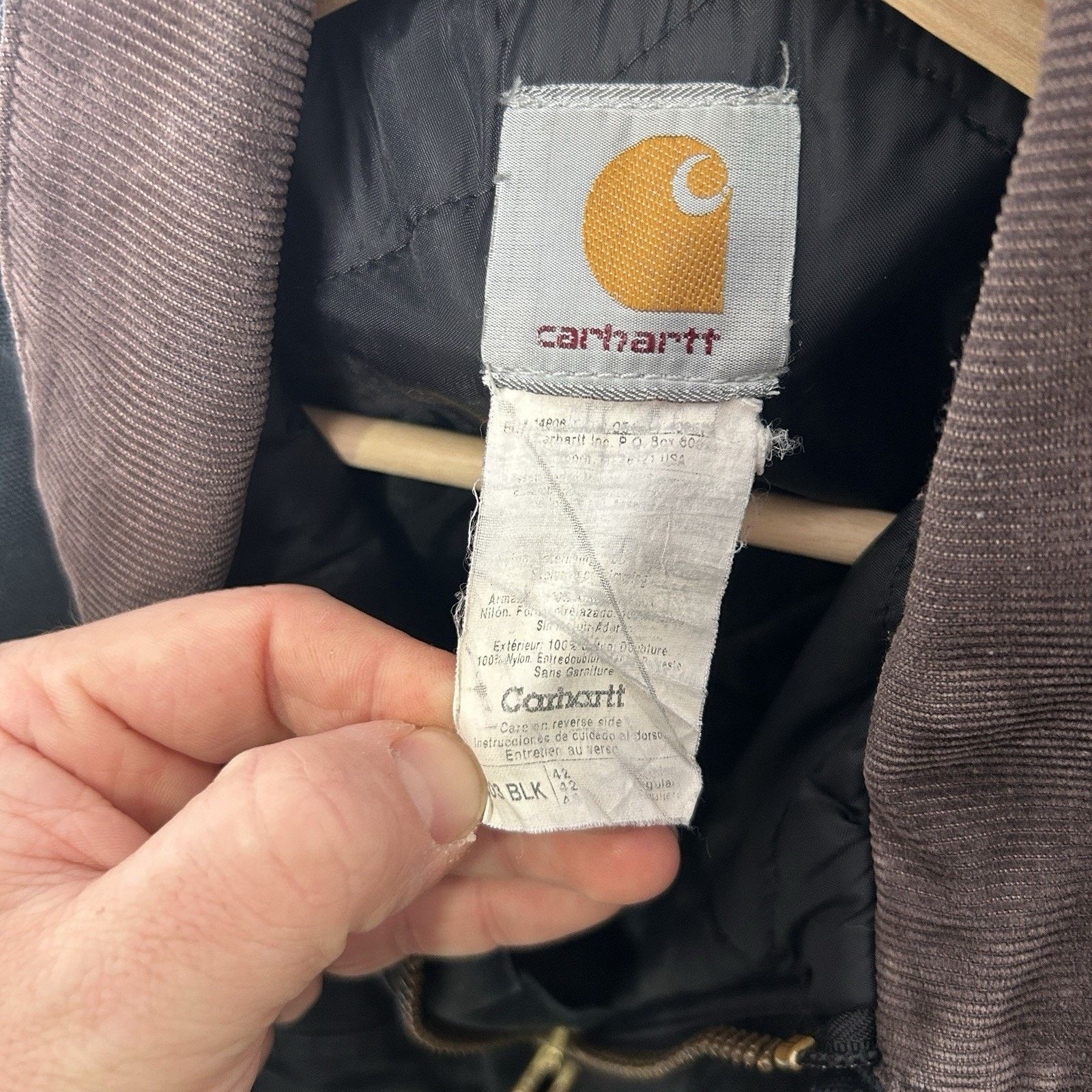 Carhartt Vintage Carhartt Quilted Artic Jacket “Black” C03 BLK Size US L / EU 52-54 / 3 - 11 Thumbnail