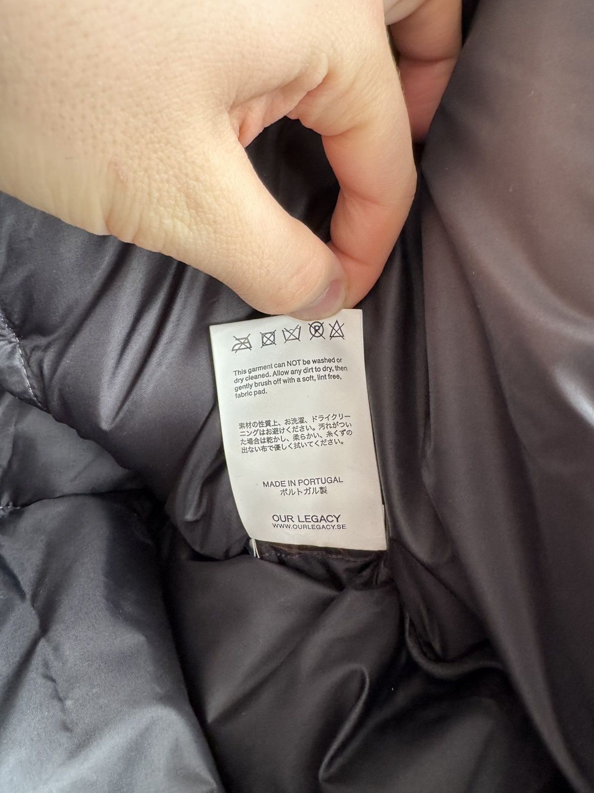 Our Legacy Our Legacy Lenox Nylon Puffer Oversize Jacket Smog Navy 50 Size US L / EU 52-54 / 3 - 10 Thumbnail