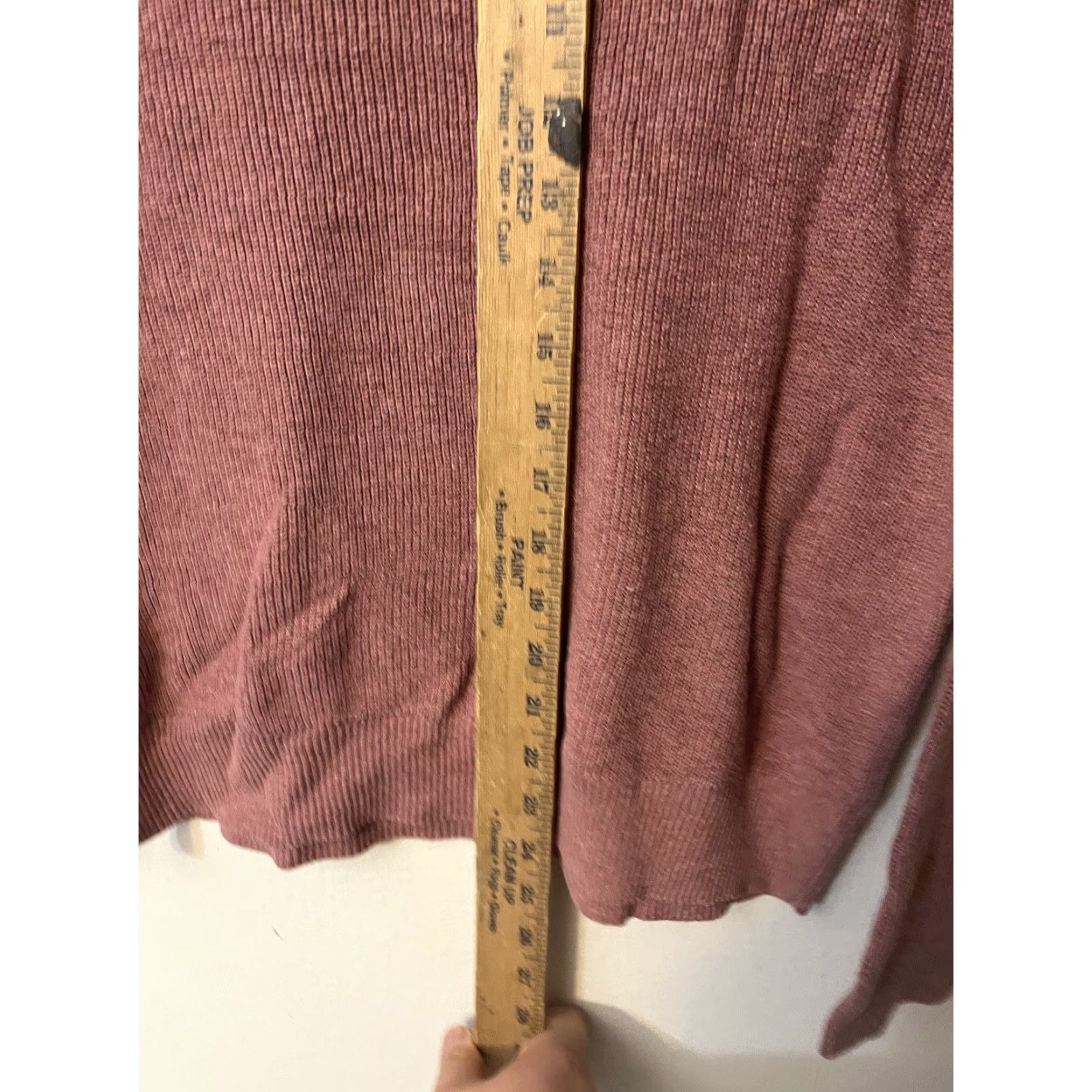 American Eagle Outfitters American Eagle Womens Sweater M Pink Button Ribbed Knit Long Sleeve Crew Neck Size M / US 6-8 / IT 42-44 - 4 Thumbnail