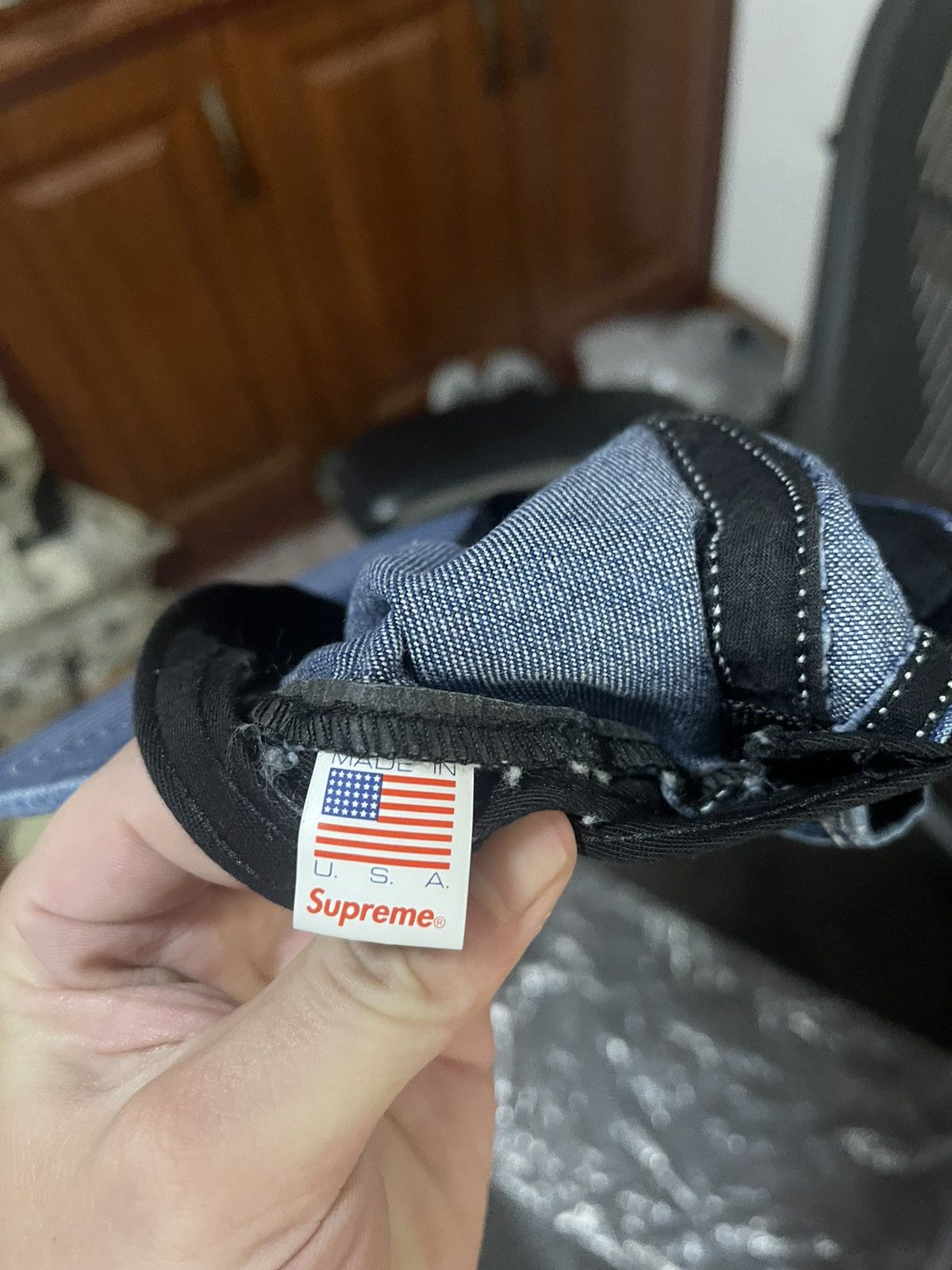 Supreme Supreme contrast stitch camp cap ss18 Size ONE SIZE - 3 Thumbnail