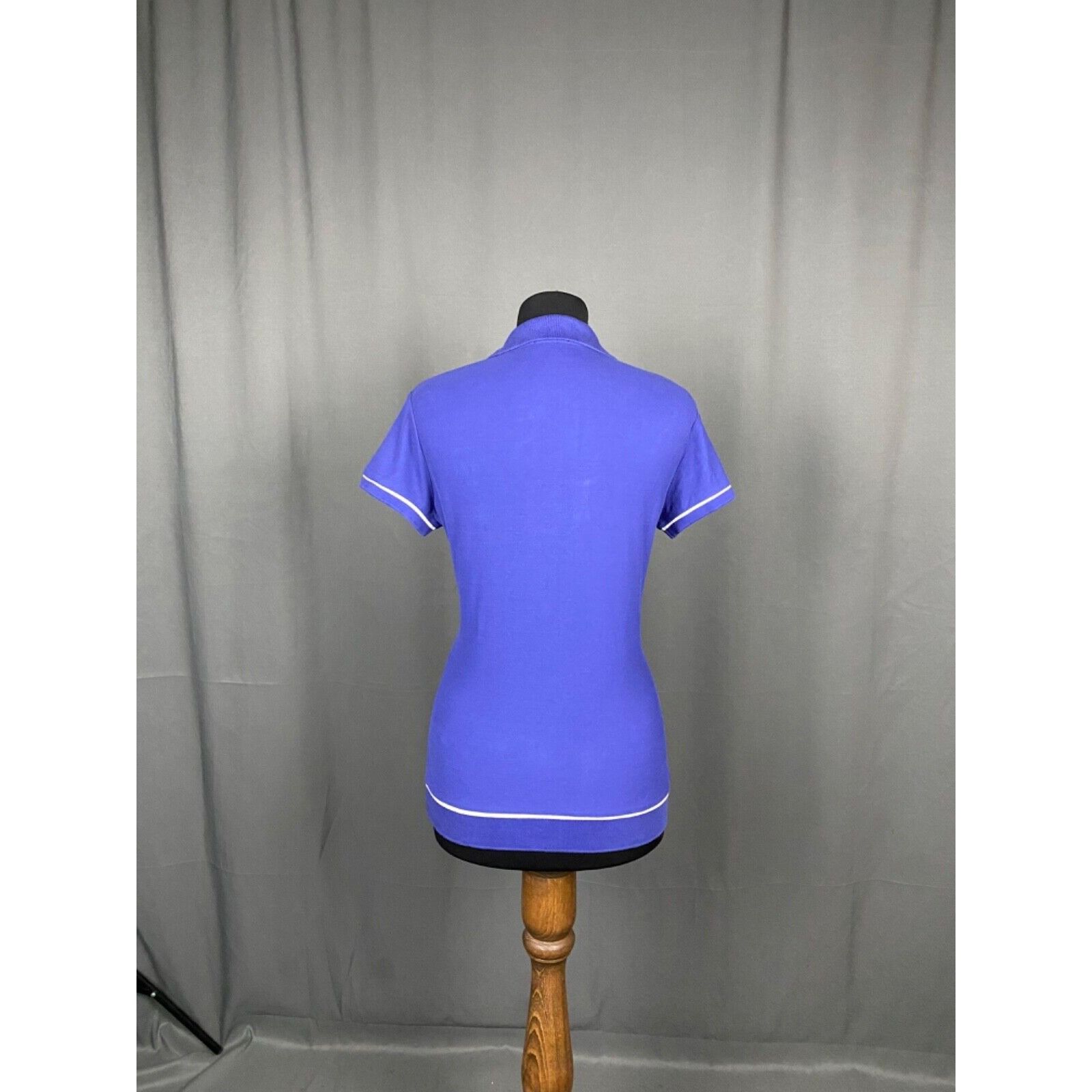 Moncler Moncler Women's Blue Polo T-Shirt Size XS Size XS / US 0-2 / IT 36-38 - 7 Thumbnail