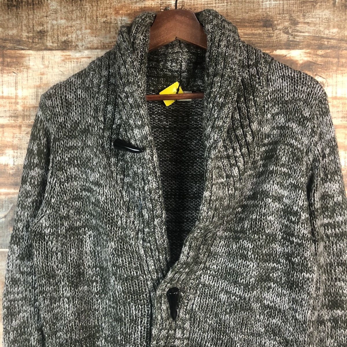 Homespun Knitwear × NANO universe DL Nano Universe Gray Cardigan Knitwer #C542 Size S / US 4 / IT 40 - 4 Thumbnail