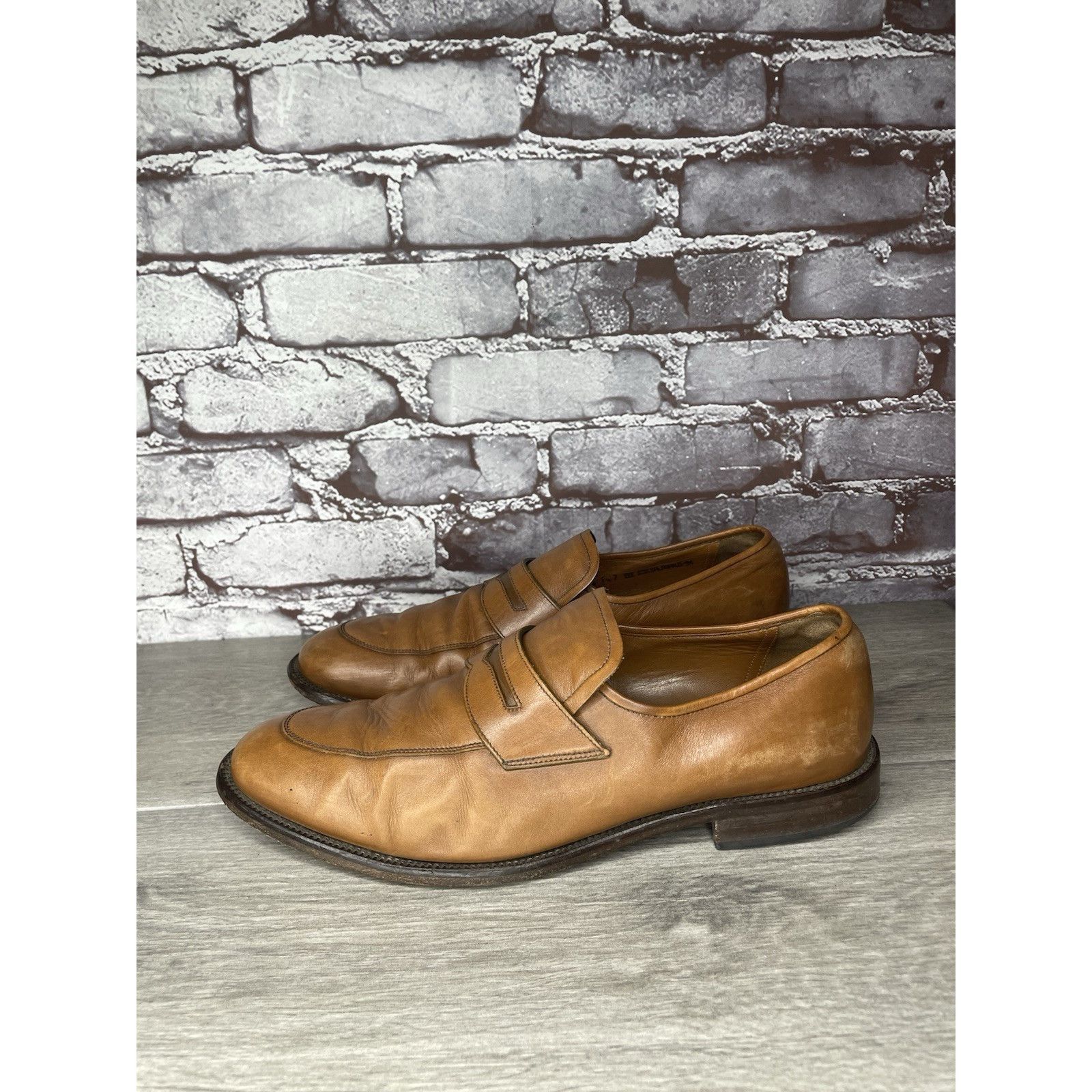 Bally Bally Brown Leather Salasan Penny Loafers Dress Shoes Men’s Size US 7 / EU 40 - 22 Thumbnail
