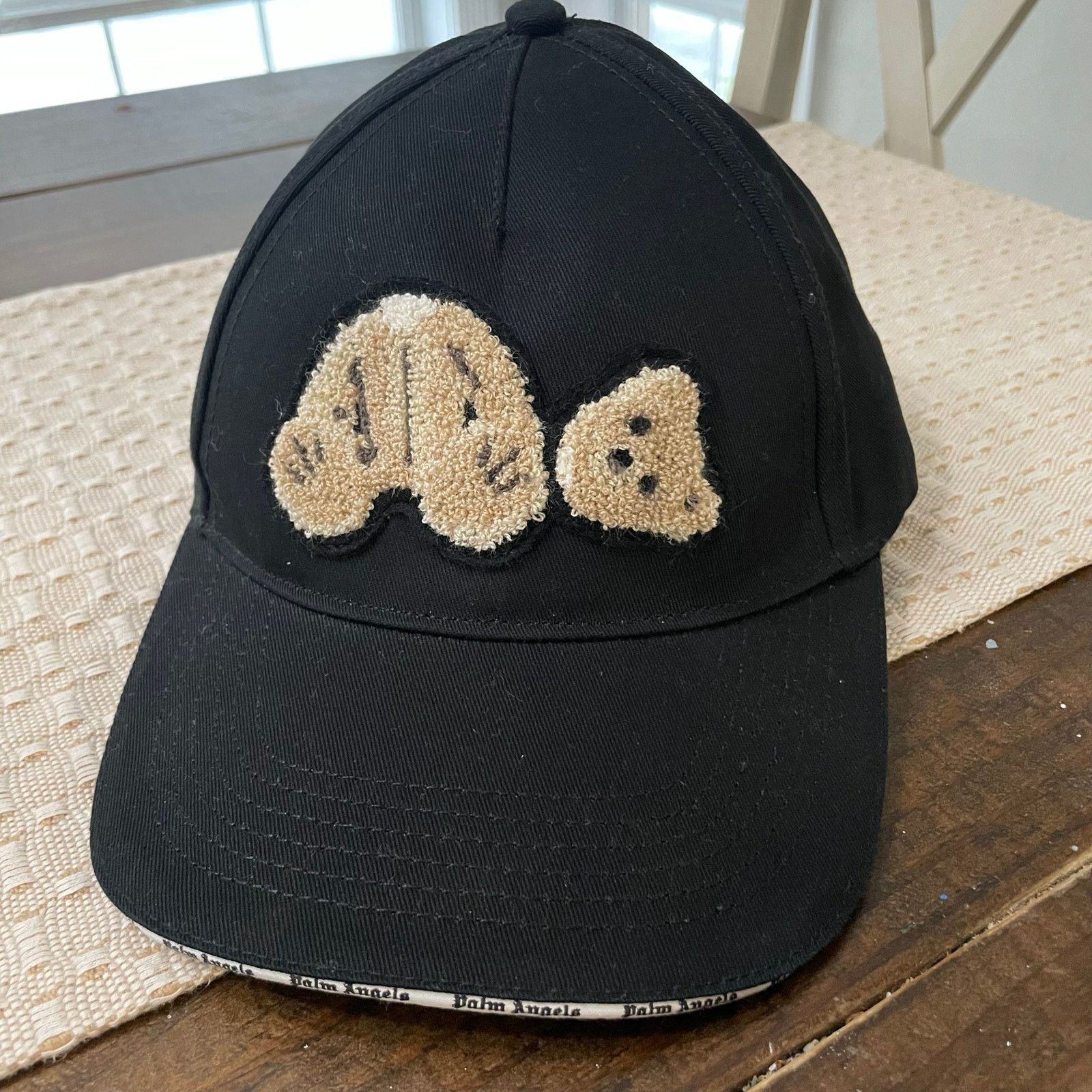 Palm Angels BROKEN MONOGRAM LOGO HAT OS