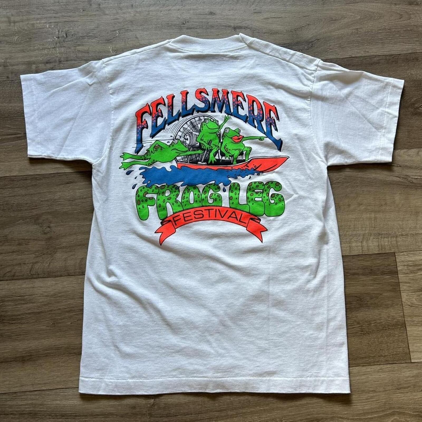 Other Vintage 90’s Frog Leg Festival t shirt M bright graphic Size US M / EU 48-50 / 2 - 1 Thumbnail