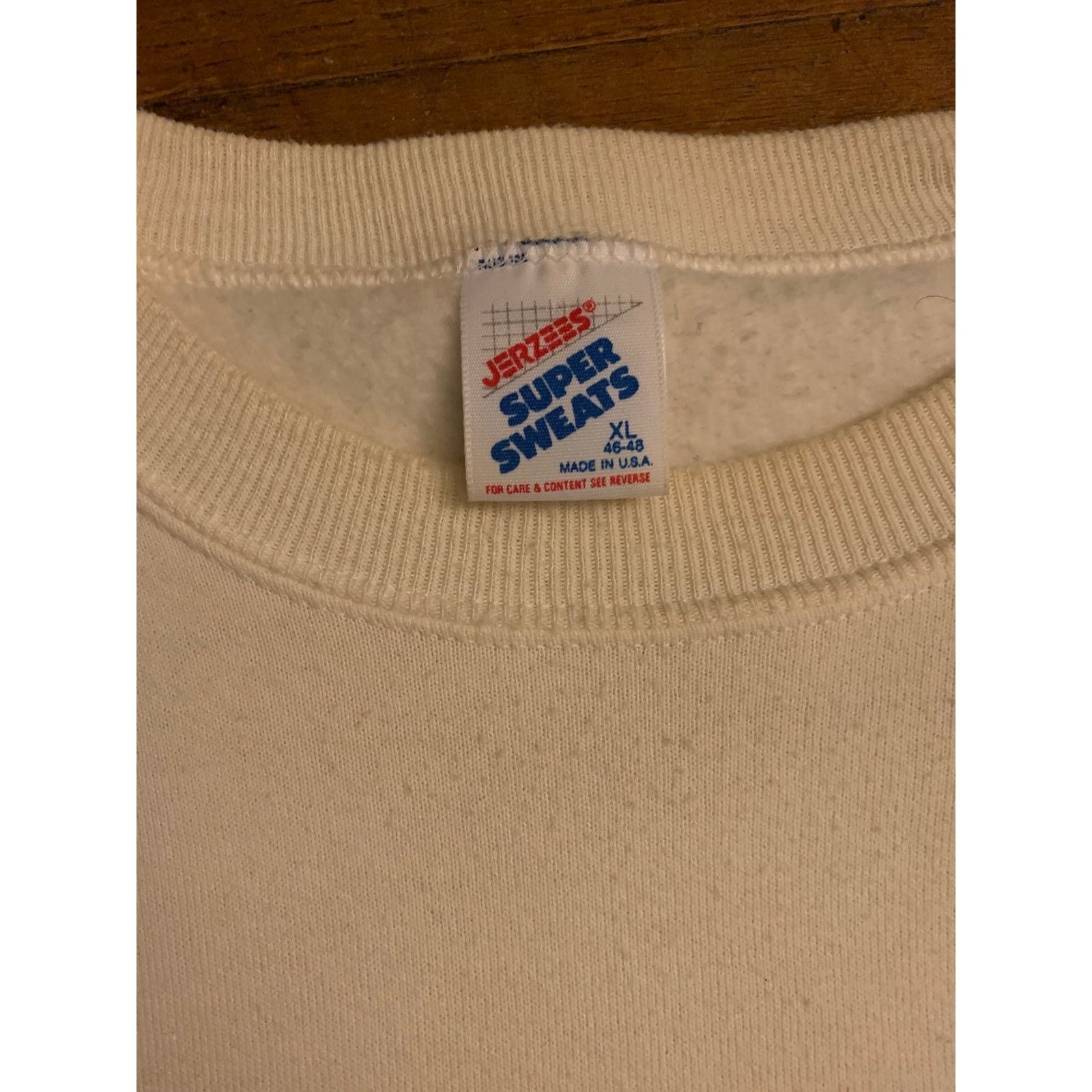 Vintage 90s Native American Graphic Sweatshirt Beige XL Size US L / EU 52-54 / 3 - 8 Thumbnail