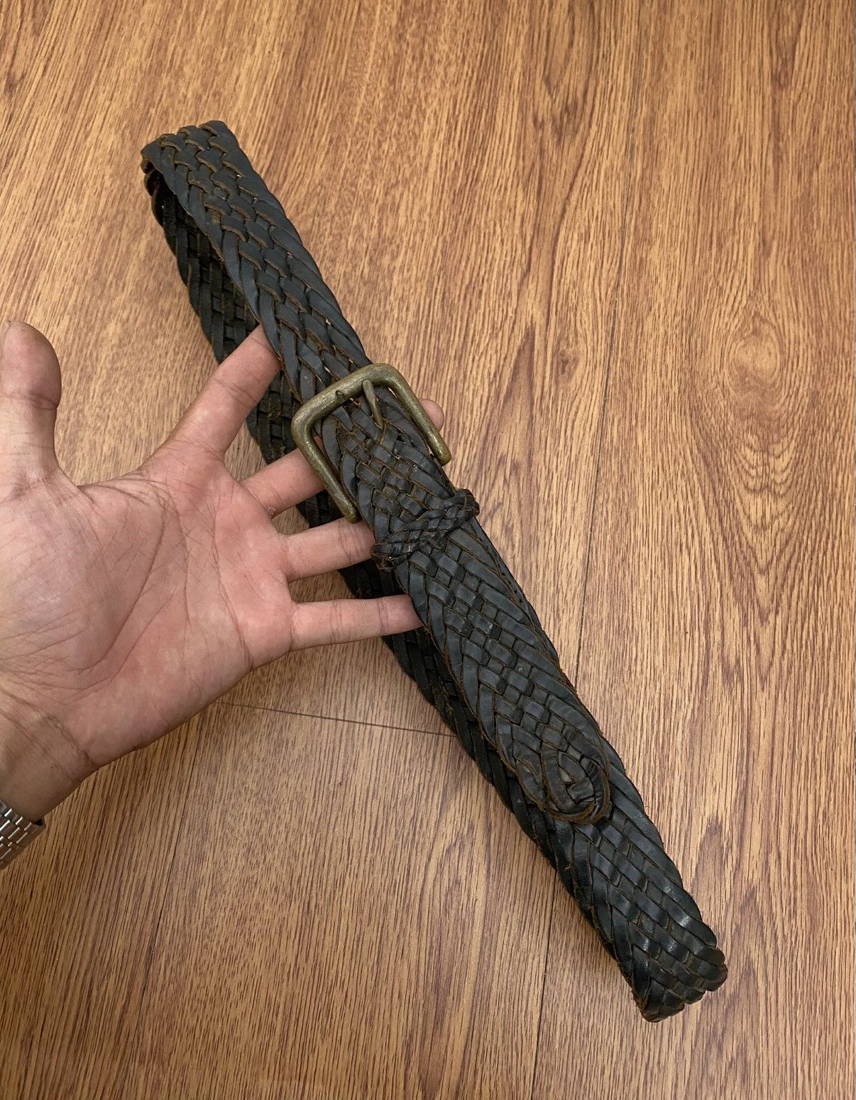 Polo Ralph Lauren Polo ralph lauren braided leather belt Size ONE SIZE - 4 Thumbnail