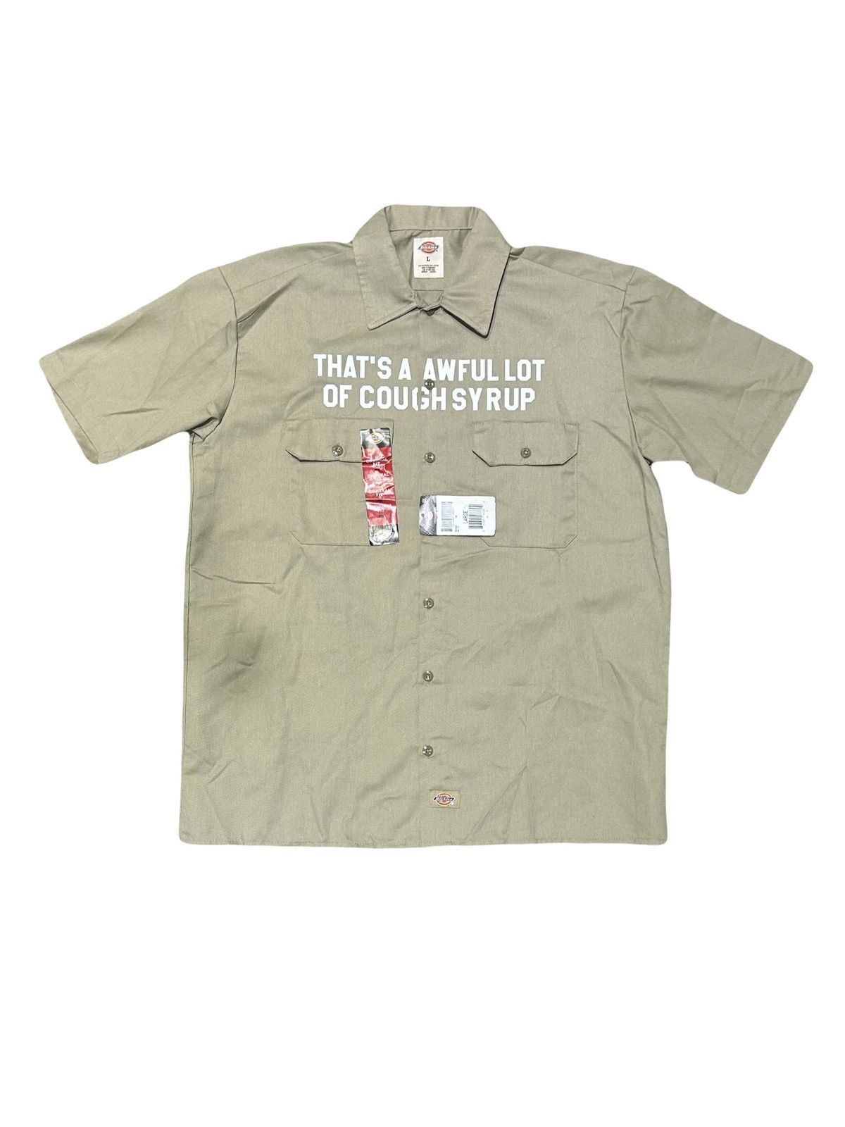 Dickies Awful lot of Cough Syrup dickie top red | Grailed