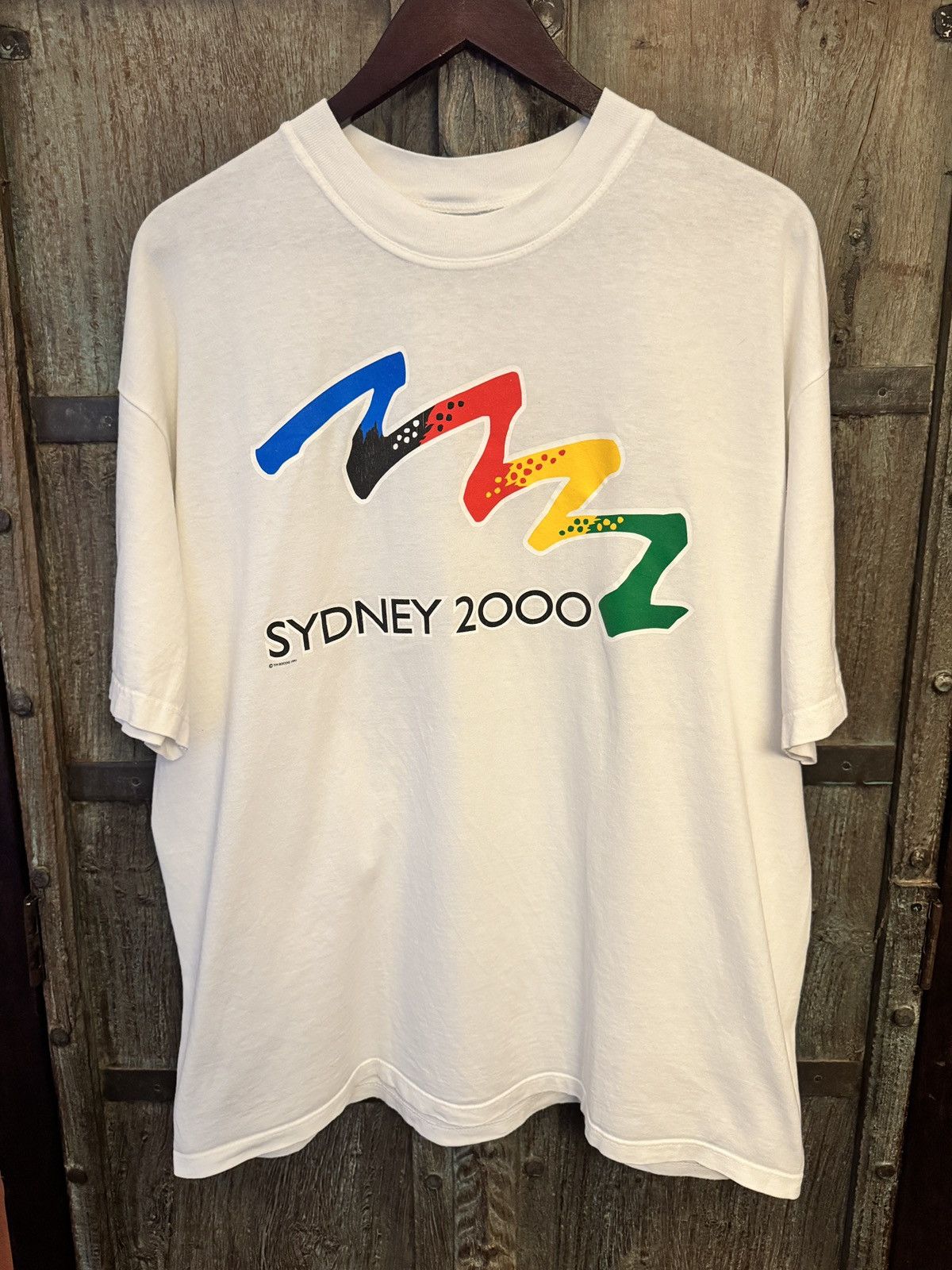 Vintage Sydney 2000 Summer Olympics Bid Logo Shirt Size US XL / EU 56 / 4 - 1 Thumbnail