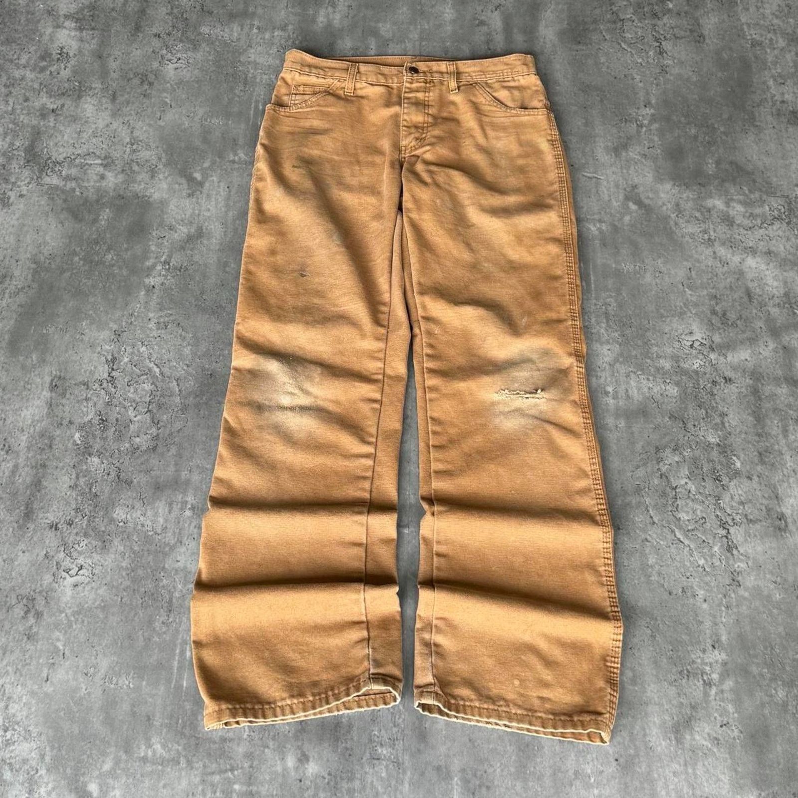 Carhartt × Dickies × JNCO Y2K Carhartt Style Baggy Carpenter Skater Grunge Opium Pants Size US 30 / EU 46 - 2 Thumbnail