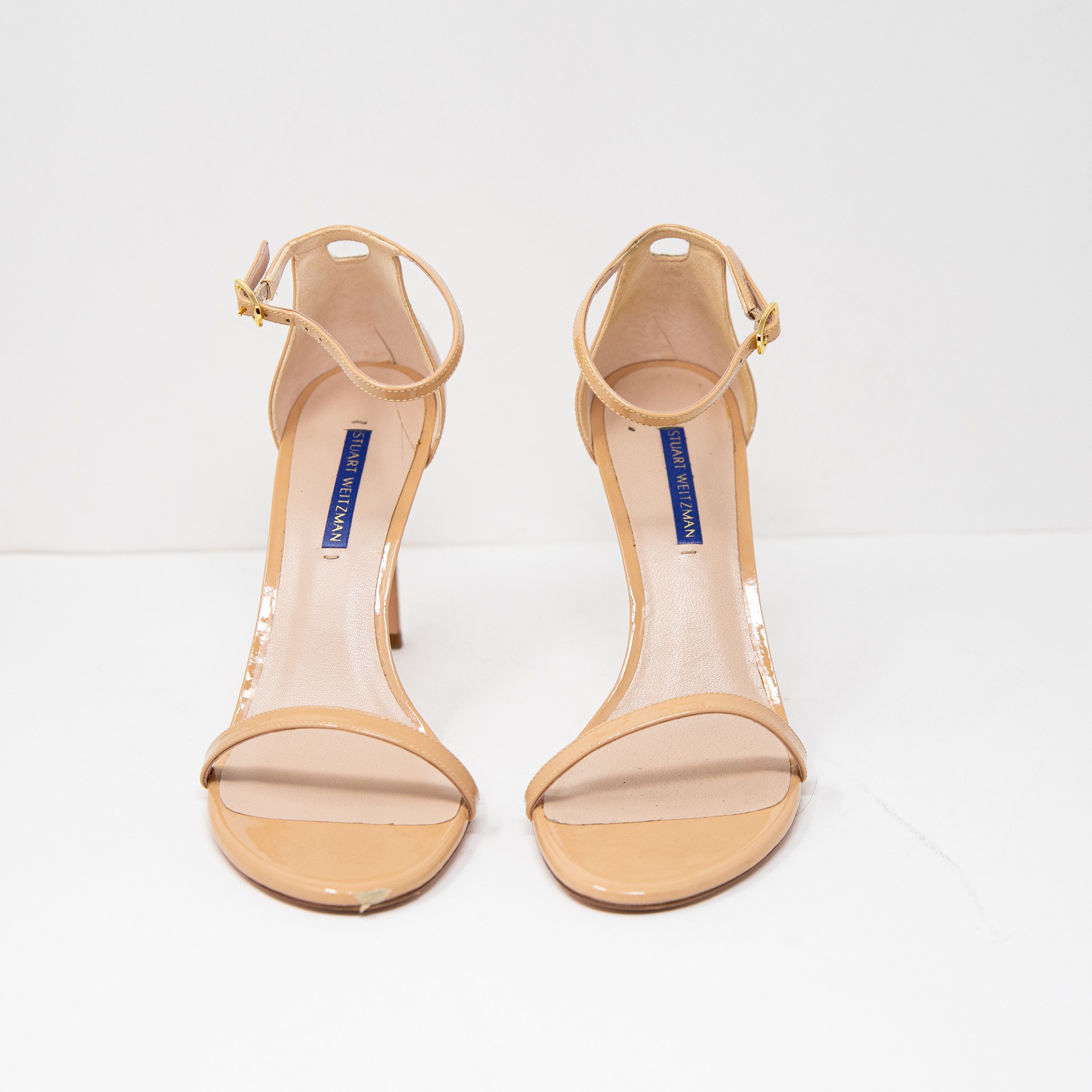 Stuart Weitzman Stuart Weitzman Nudistsong Patent Leather Open Size US 9 / IT 39 - 2 Thumbnail