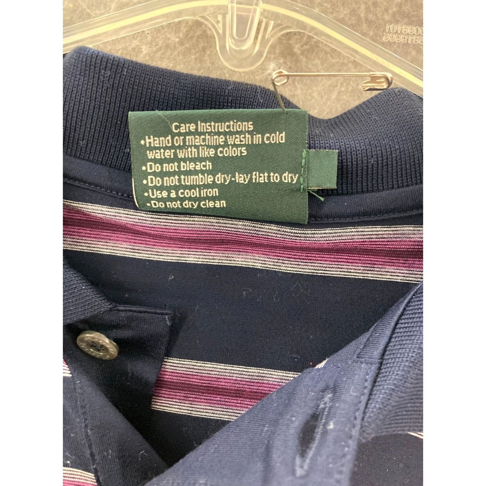 Vintage Vintage Masters Polo Mens XL Striped Clubhouse Collection Shirt Size US XL / EU 56 / 4 - 6 Thumbnail