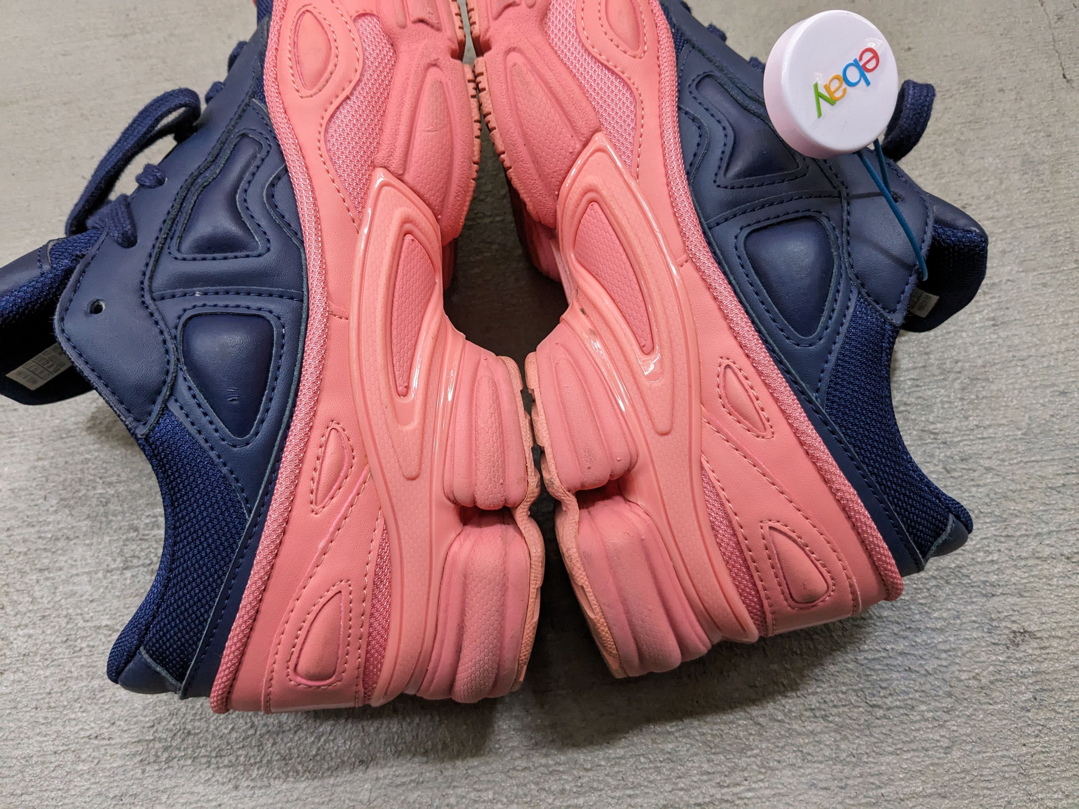 Adidas × Raf Simons Adidas Raf Simons Ozweego Size 8.5 Pink Blue F34268 Size US 8.5 / EU 41-42 - 7 Thumbnail