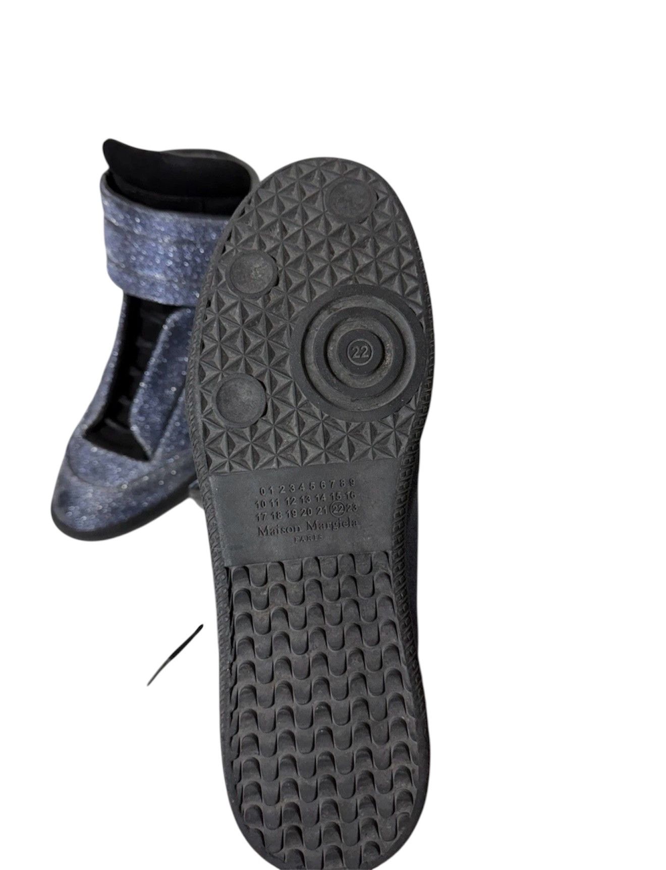 Maison Margiela Maison Margiela Future High Glitter Blu Scuro Size US 8 / EU 41 - 11 Thumbnail