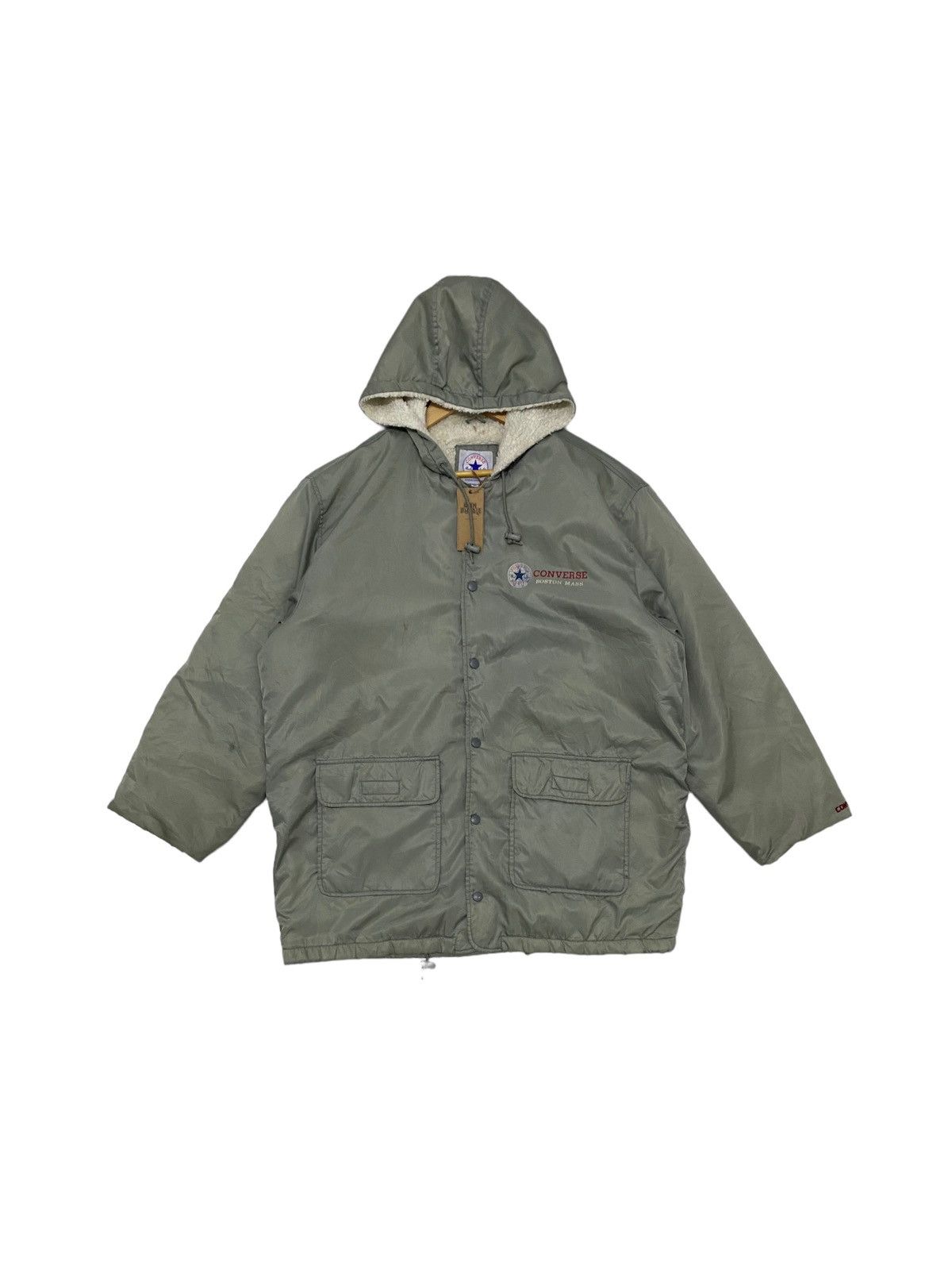 Converse × Vintage Vintage Converse All Star Parka Jacket Size US XL / EU 56 / 4 - 1 Thumbnail